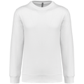 Sweatshirt decote redondo 80/20 unissexo - Branco