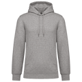Sweatshirt com capuz 80/20 unissexo - Cinzento oxford