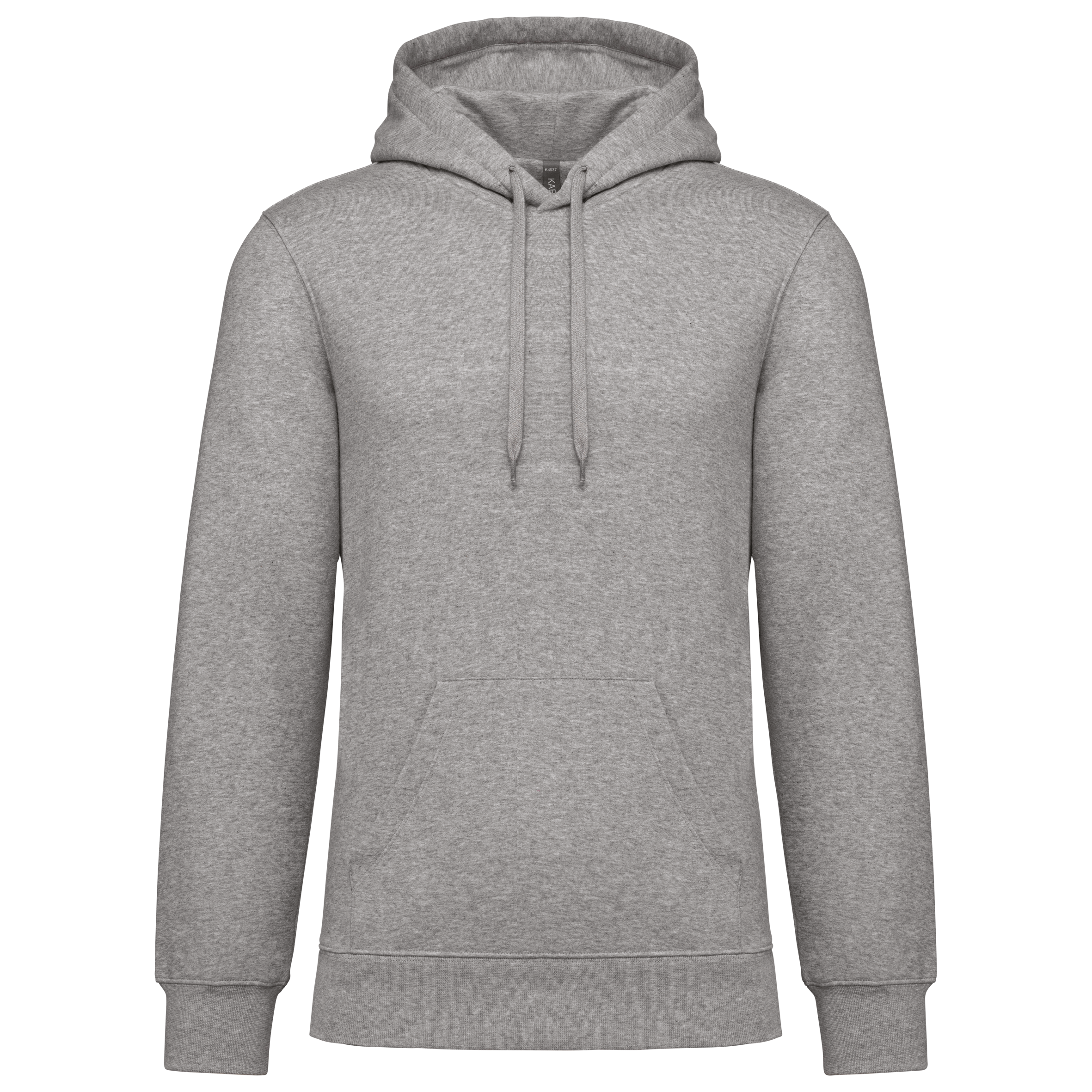 Sweatshirt com capuz 80/20 unissexo - Cinzento oxford