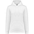 Sweatshirt com capuz 80/20 unissexo - Branco