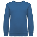 Sweatshirt decote redondo de criança - Azul azul royal claro