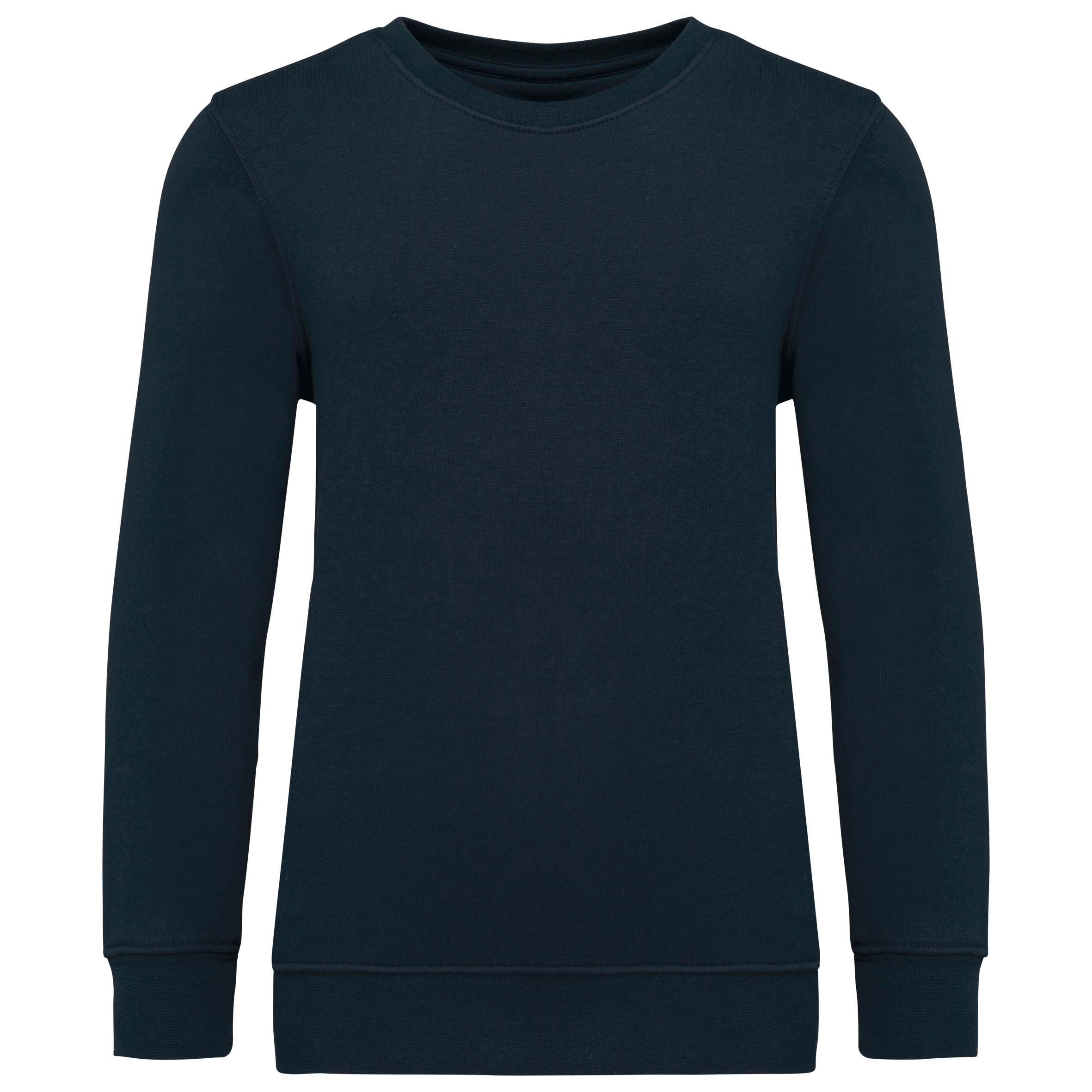Sweatshirt decote redondo de criança - Azul marinho
