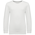 Sweatshirt decote redondo de criança - Branco