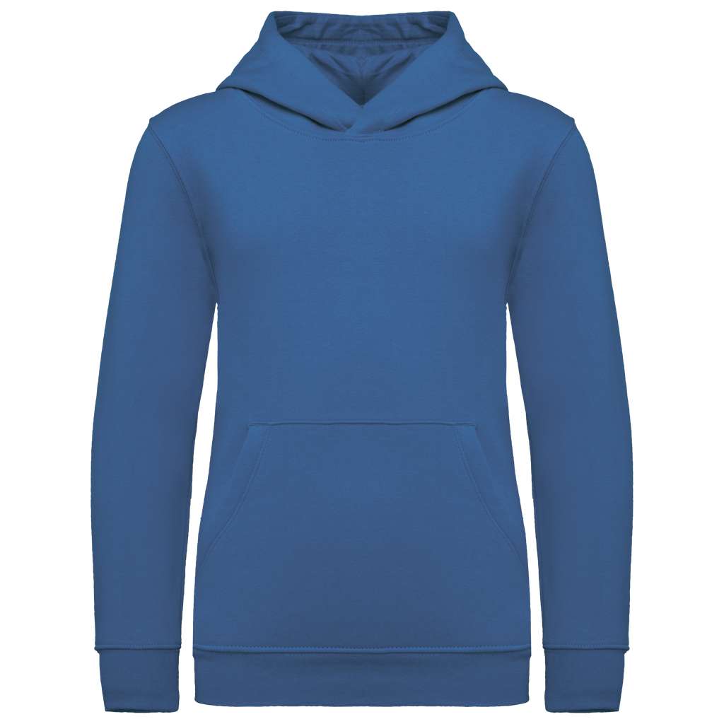Sweatshirt com capuz de criança - Azul azul royal claro