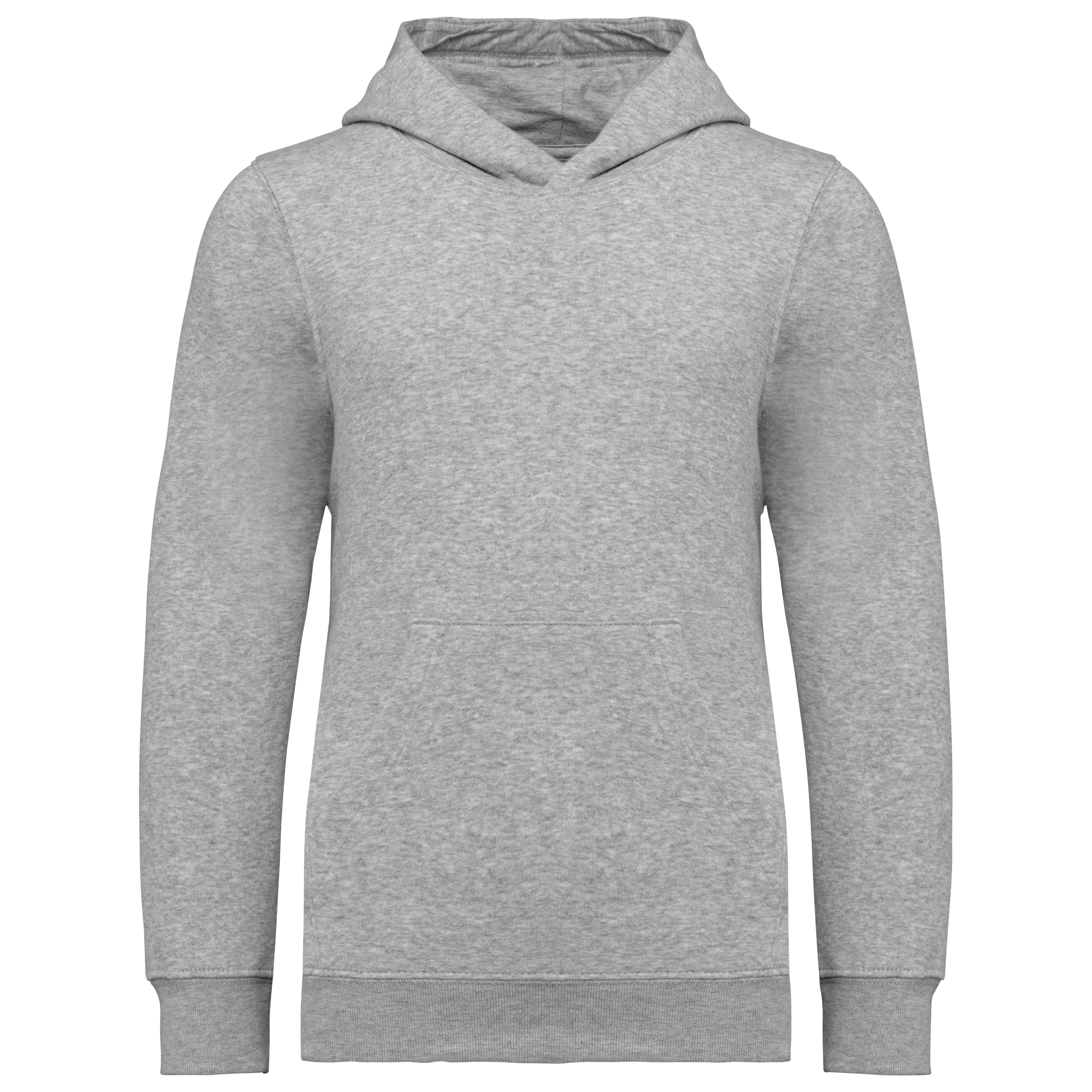 Sweatshirt com capuz de criança - Cinzento oxford