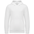 Sweatshirt com capuz de criança - Branco
