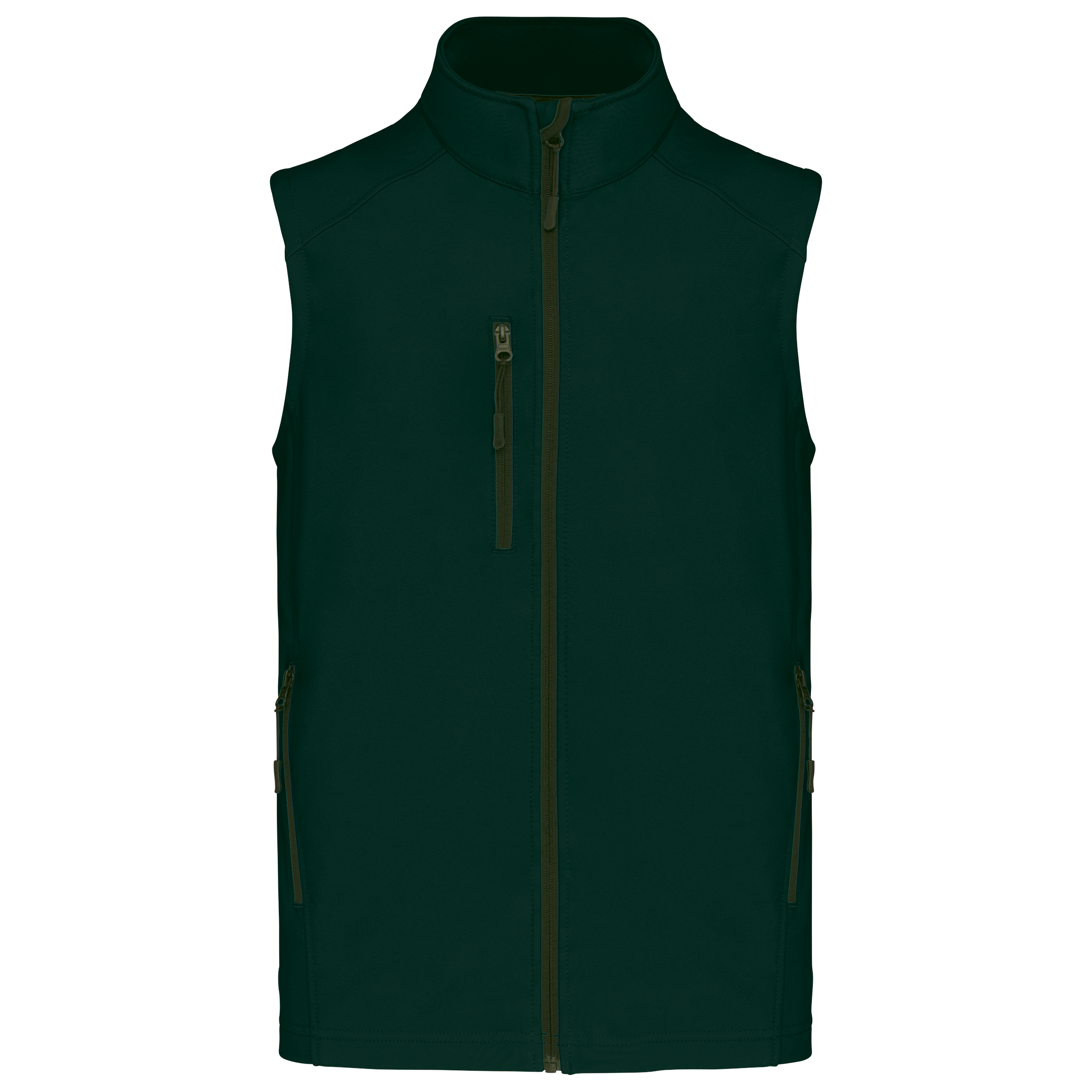 Colete softshell de homem - Verde garrafa