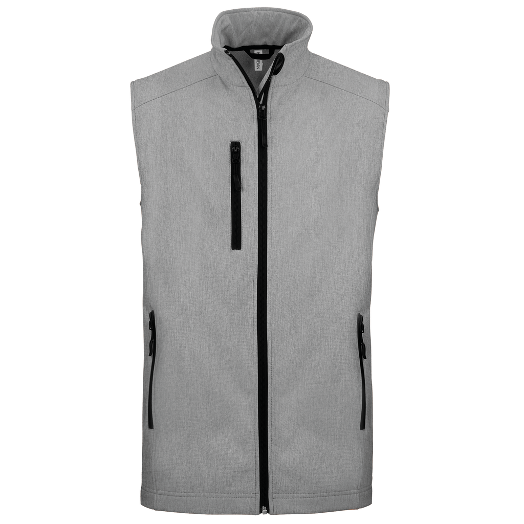 Colete softshell de homem - Cinzento mesclado