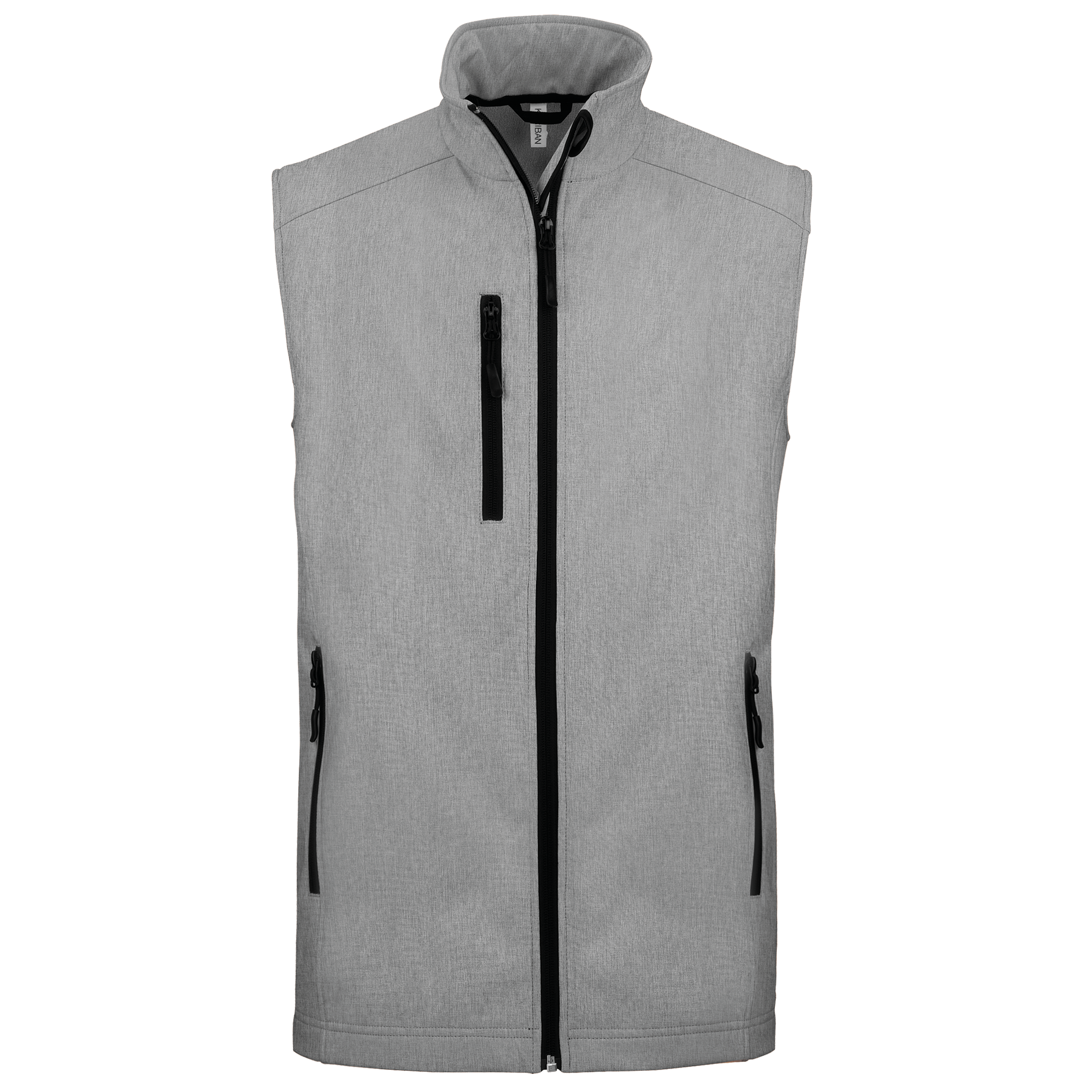 Colete softshell de homem - Cinzento mesclado