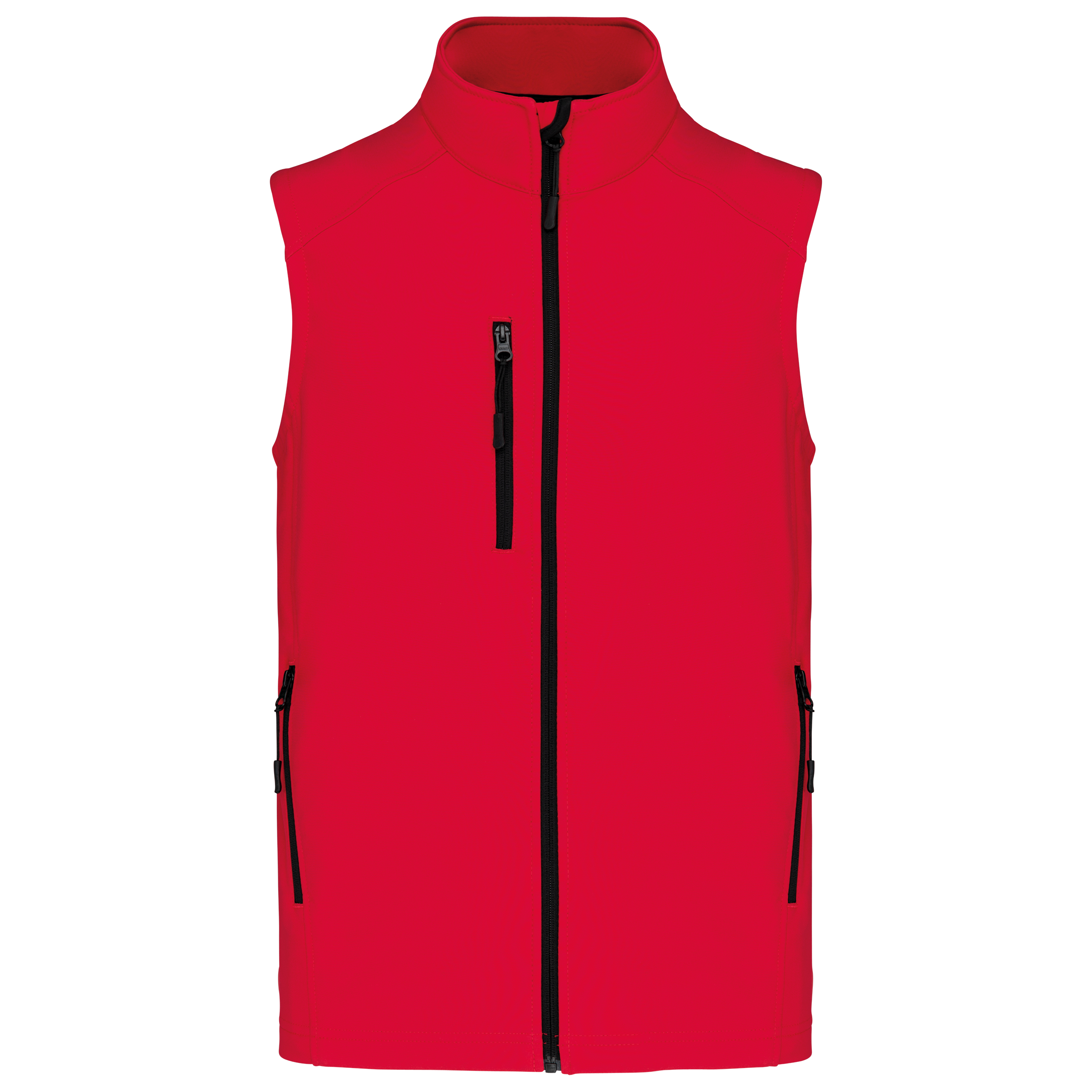 Colete softshell de homem - Vermelho