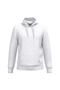 Sweatshirt reciclada com capuz unissexo - Cinza claro mesclado