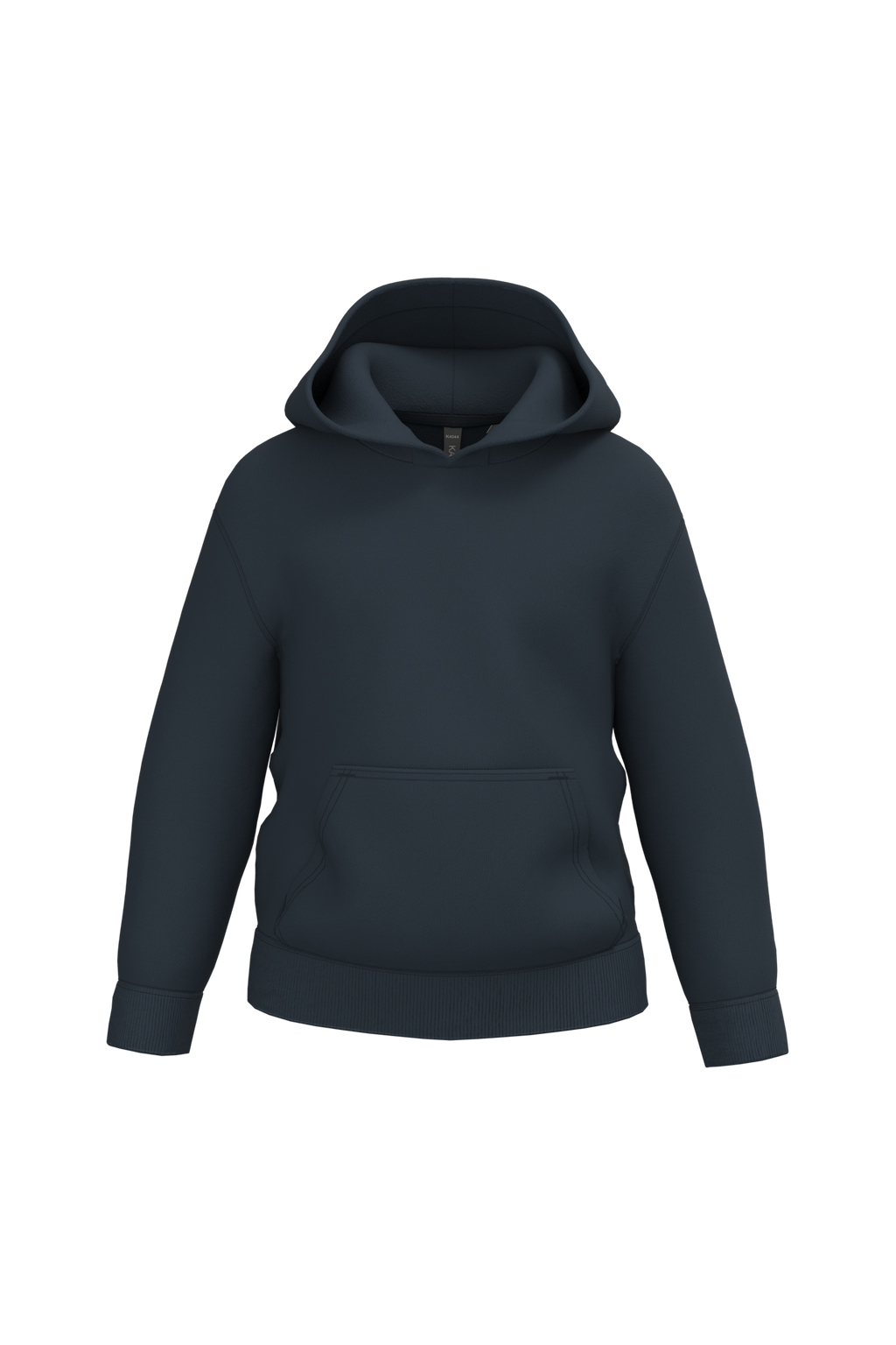 Sweatshirt reciclada com capuz criança - Azul marinho