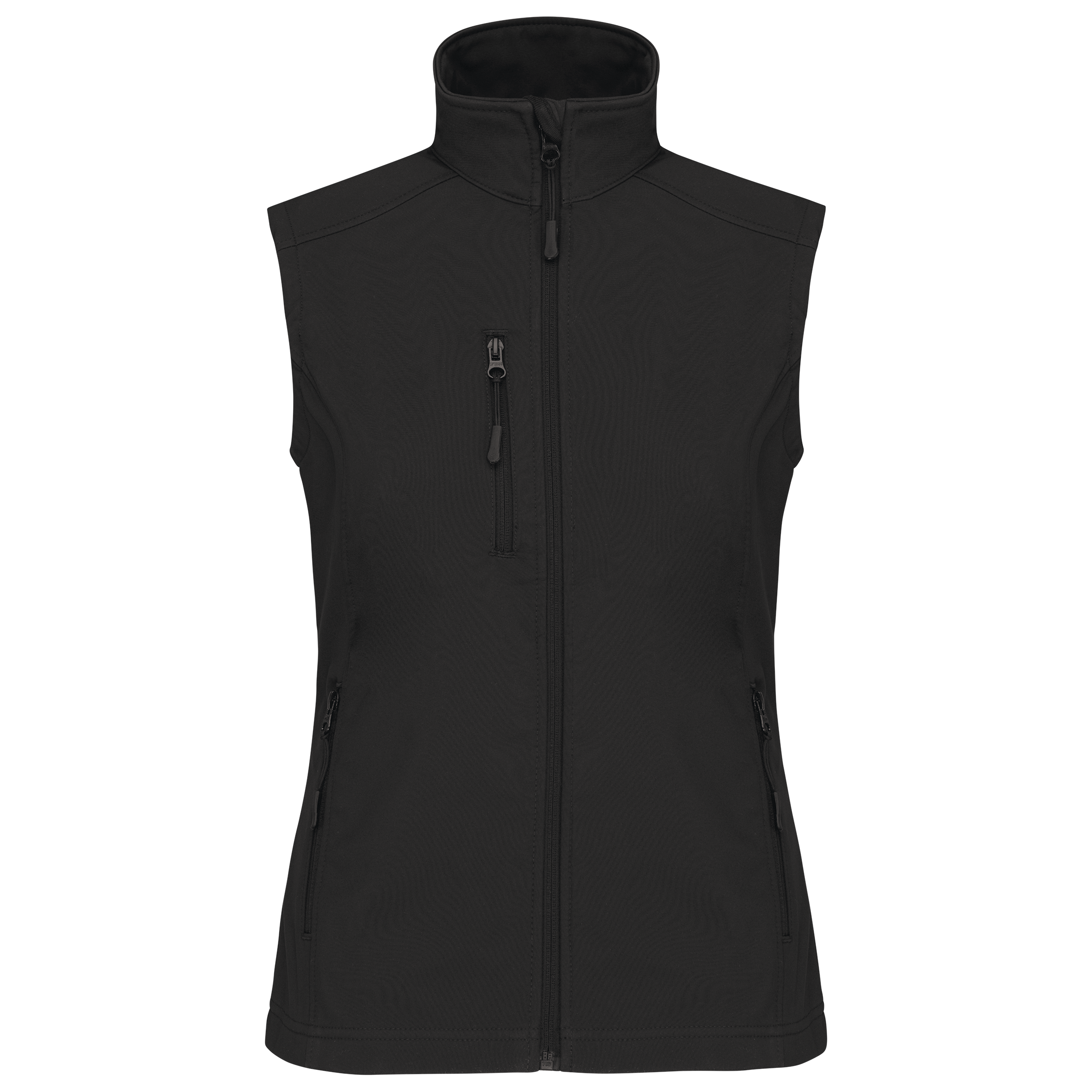 Colete softshell de senhora - Preto
