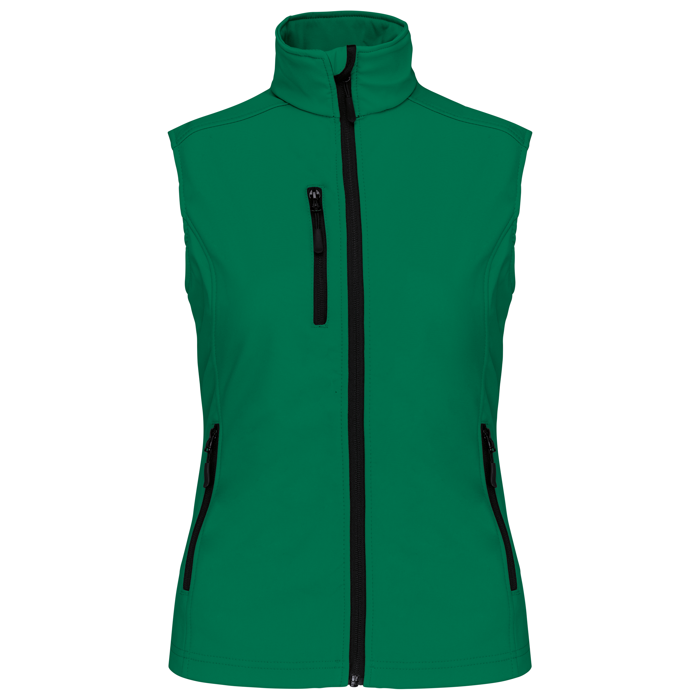 Colete softshell de senhora - Verde kelly