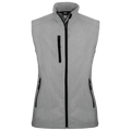 Colete softshell de senhora - Cinzento mesclado