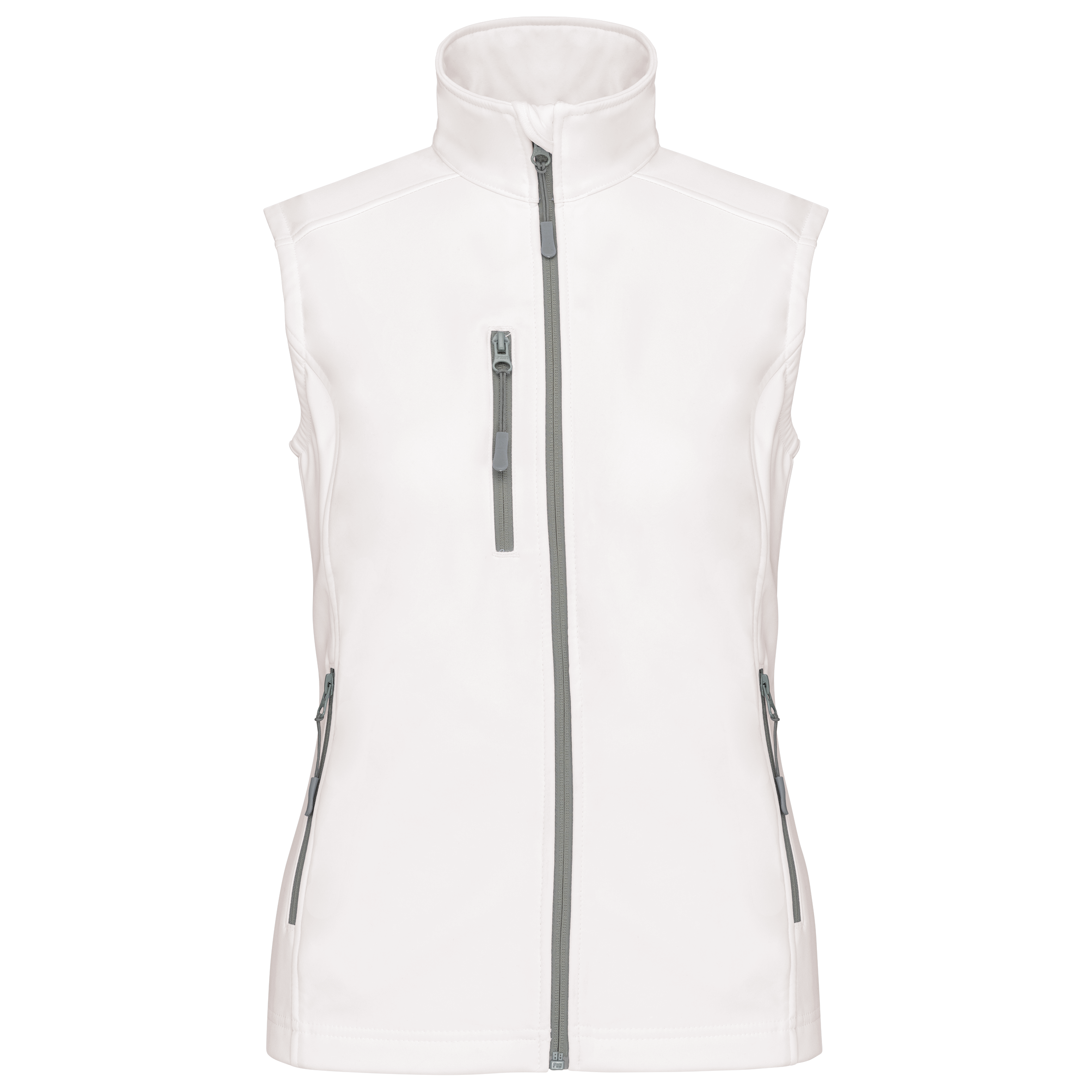 Colete softshell de senhora - Branco
