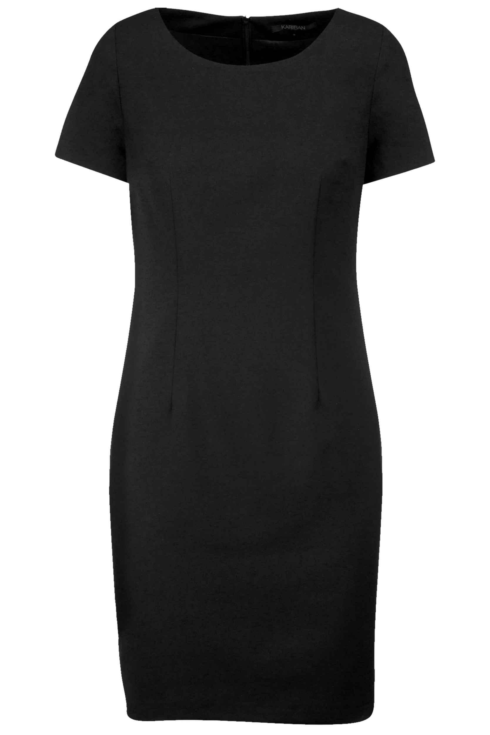 Vestido de manga curta - Preto