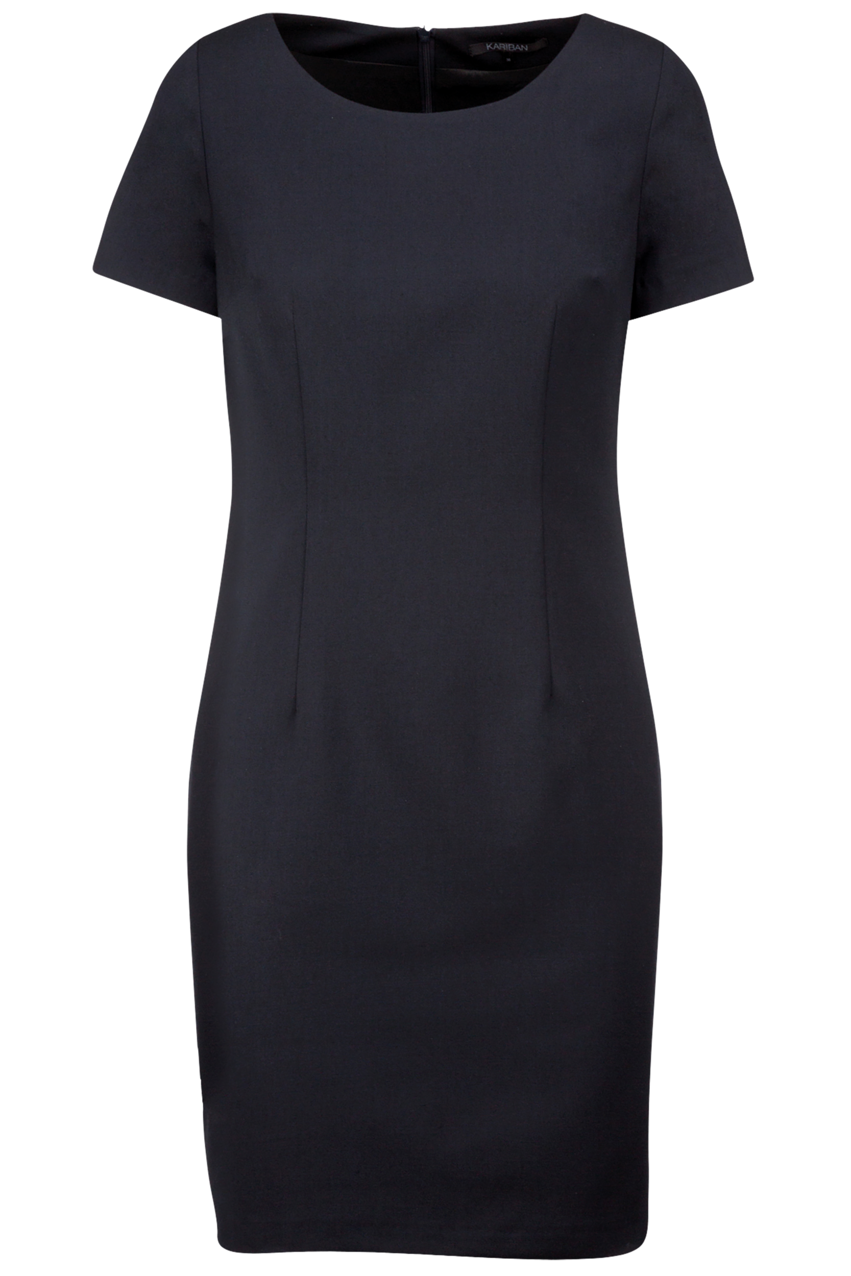 Vestido de manga curta - Azul marinho