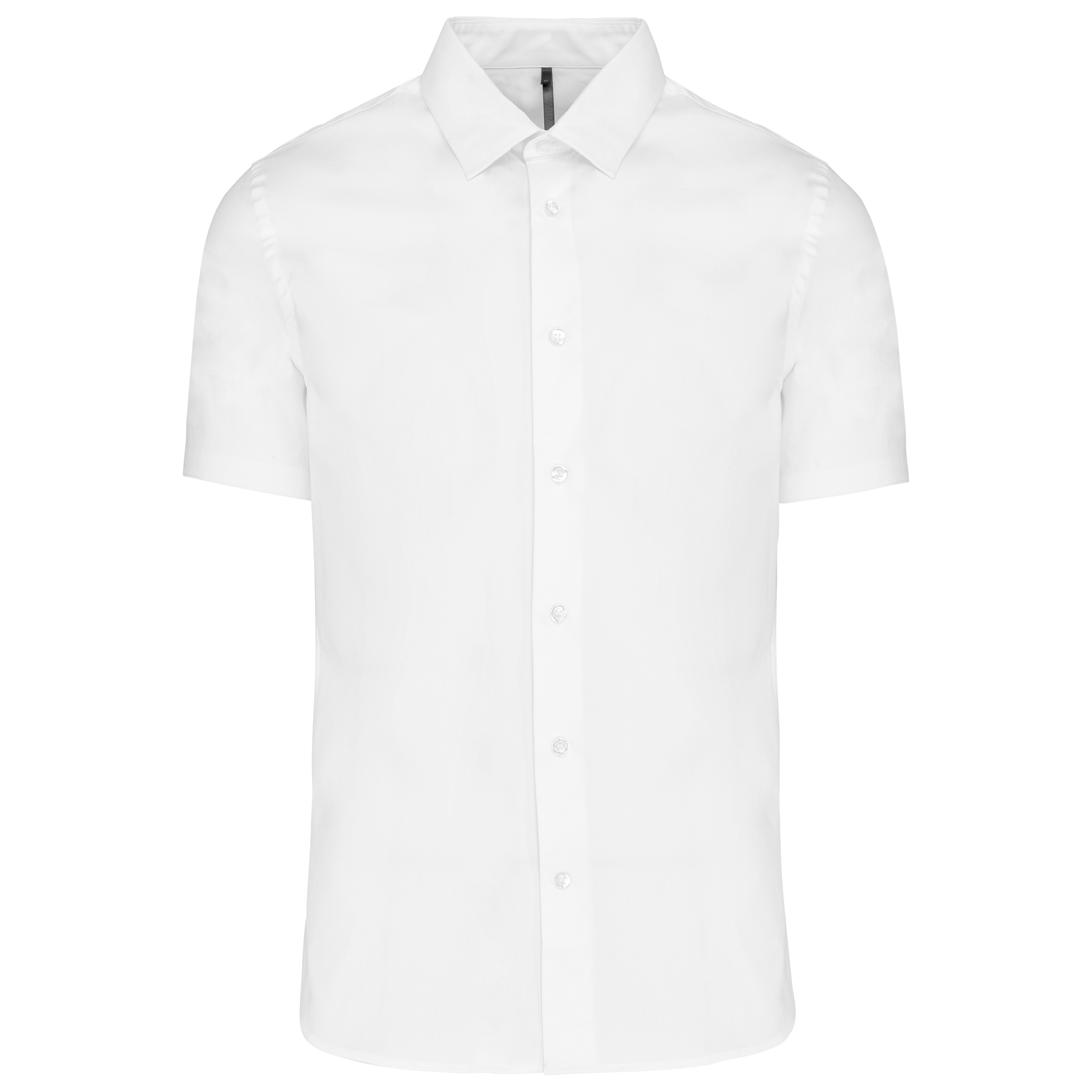 Camisa de manga curta com Stretch - Branco