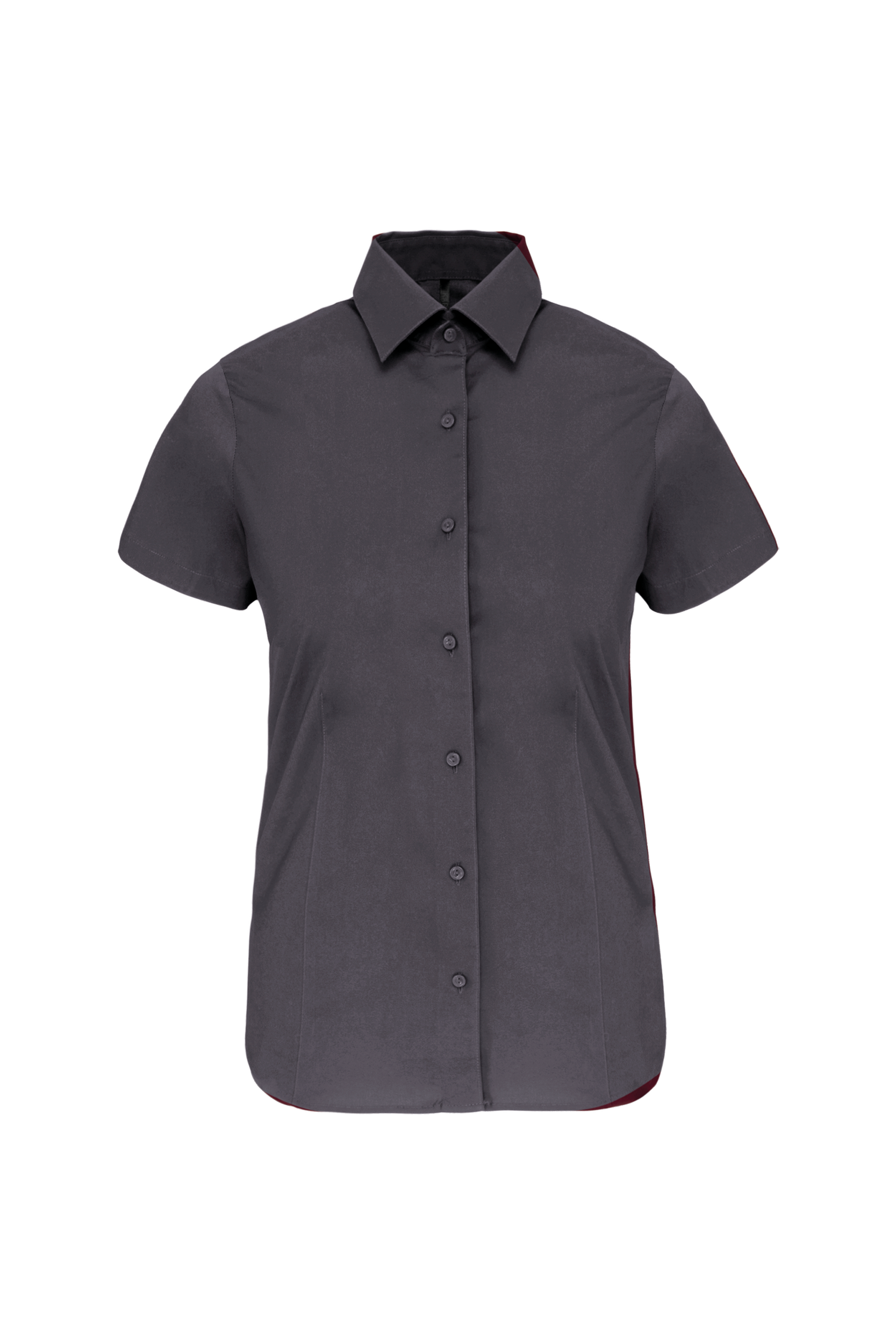 Camisa de senhora manga curta com Stretch - Zinco