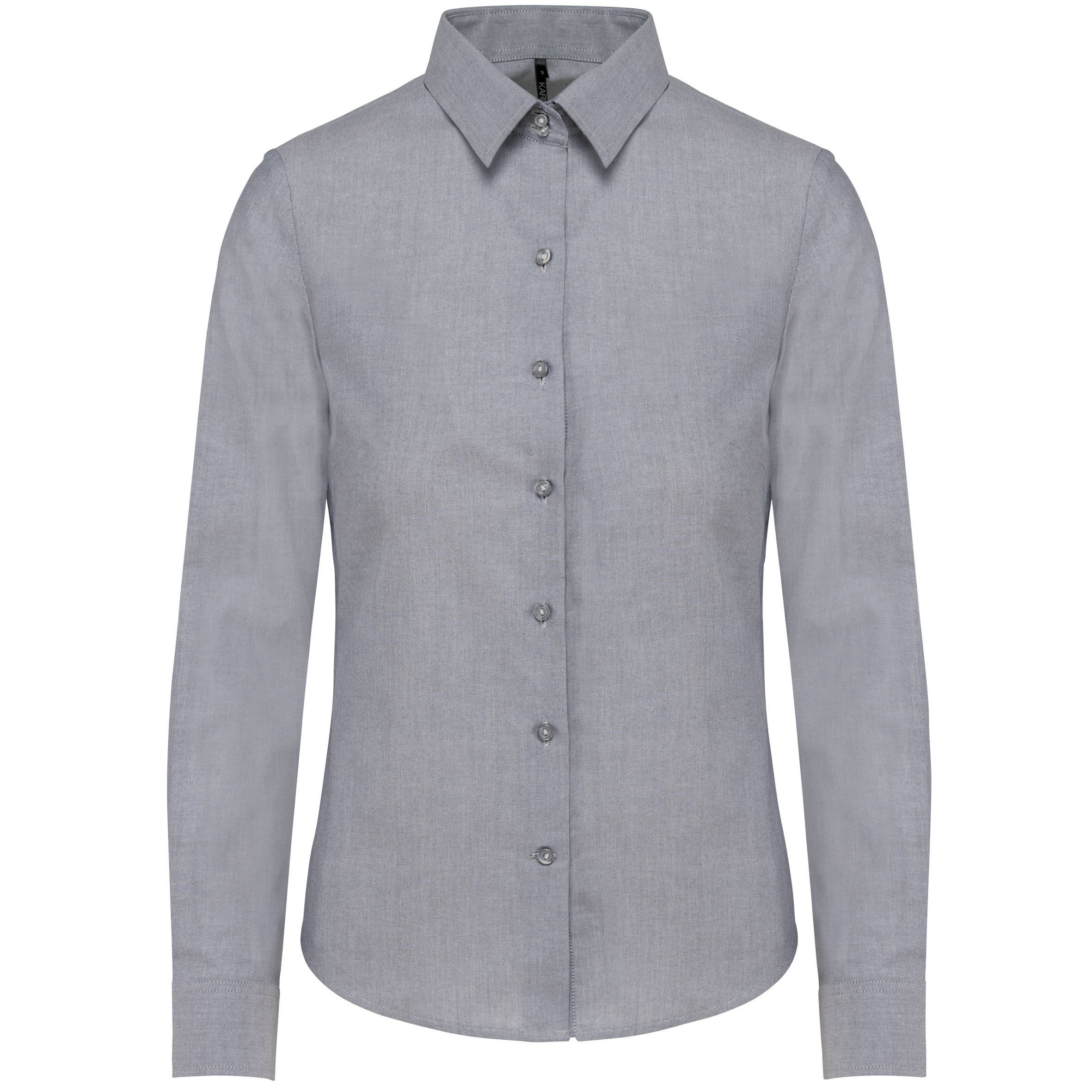 Camisa de senhora manga comprida em Oxford de tratamento fácil - Zinco oxford
