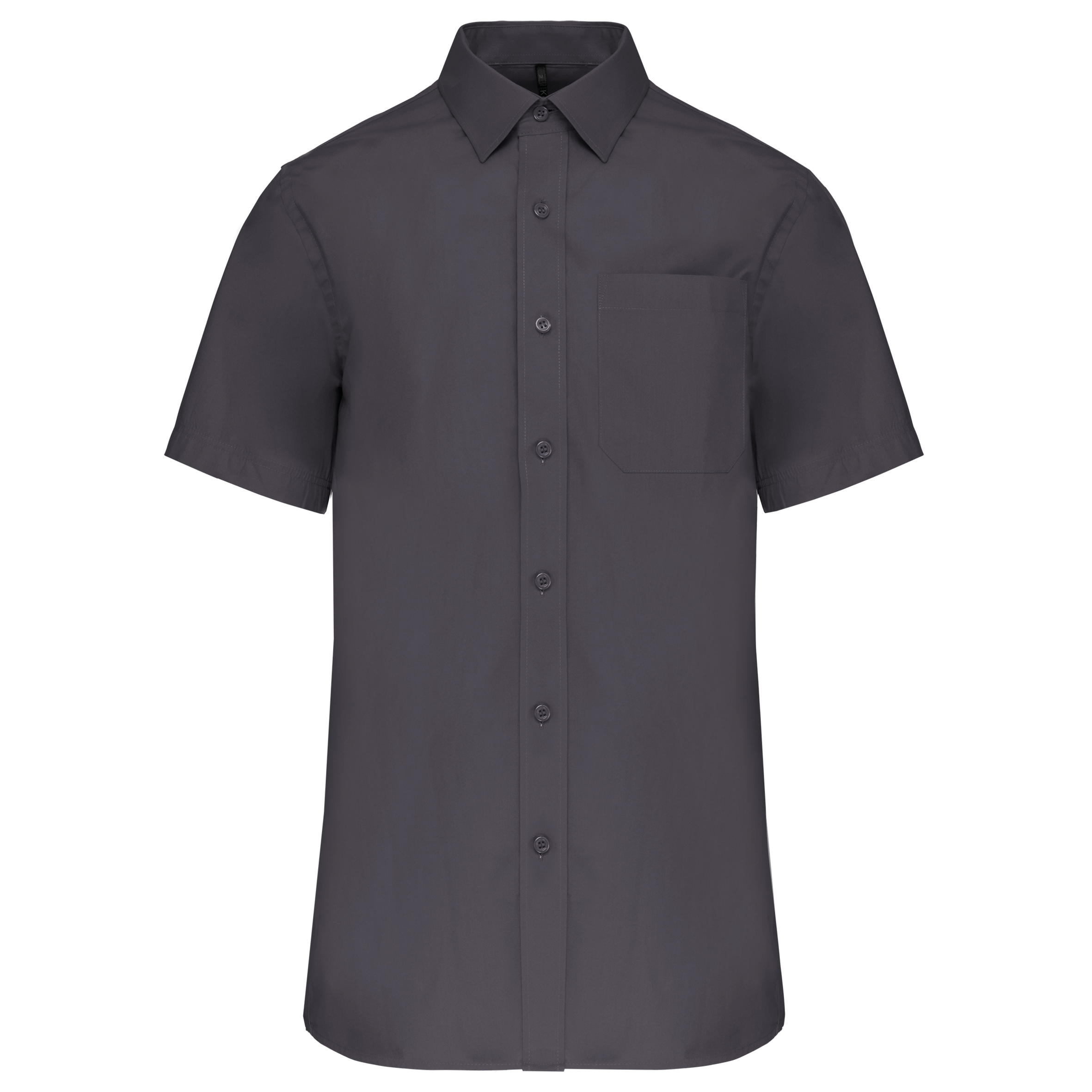 Camisa de manga curta em popeline tratamento fácil - Zinco