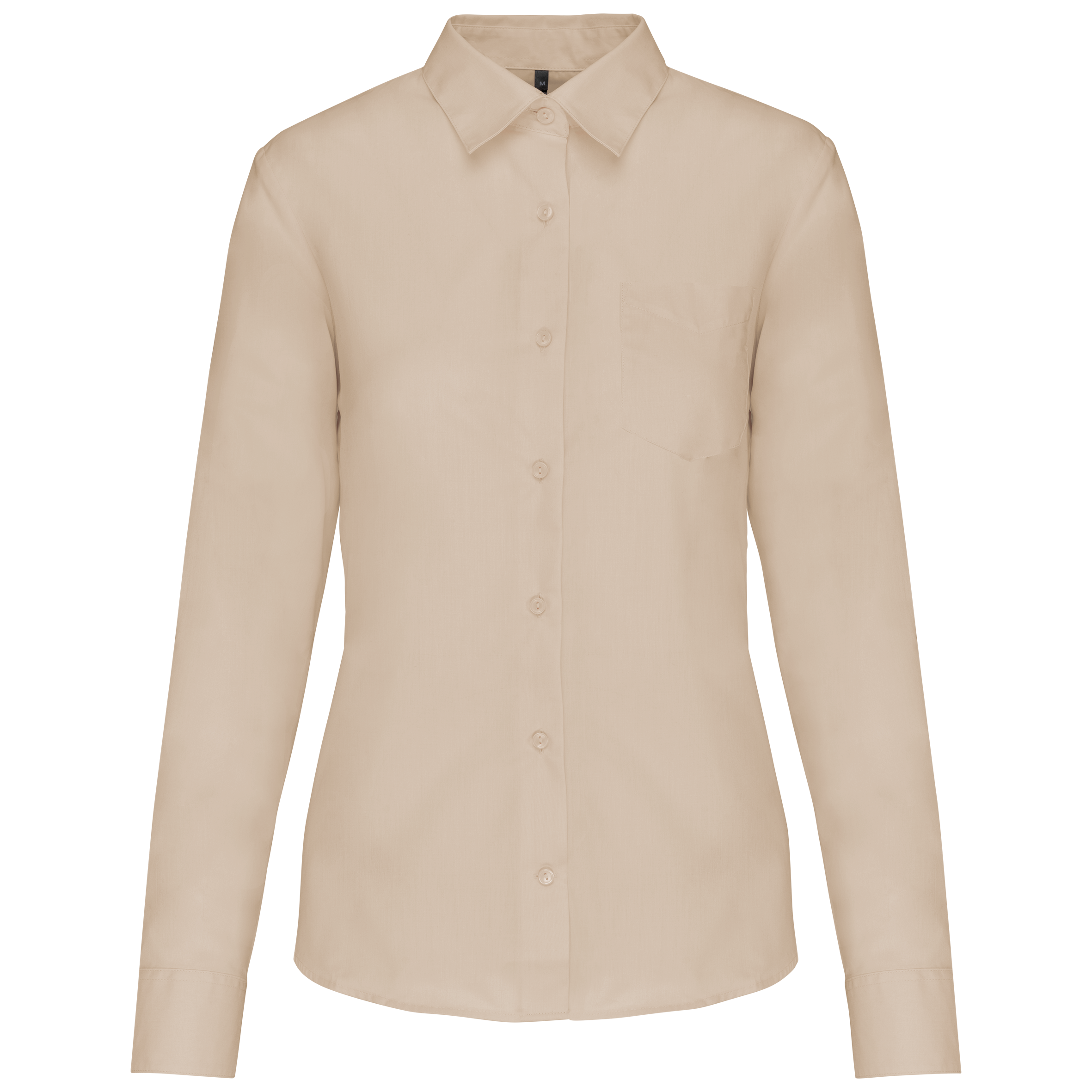 Camisa popeline poliéster / algodão de tratamento fácil de senhora - Angorá