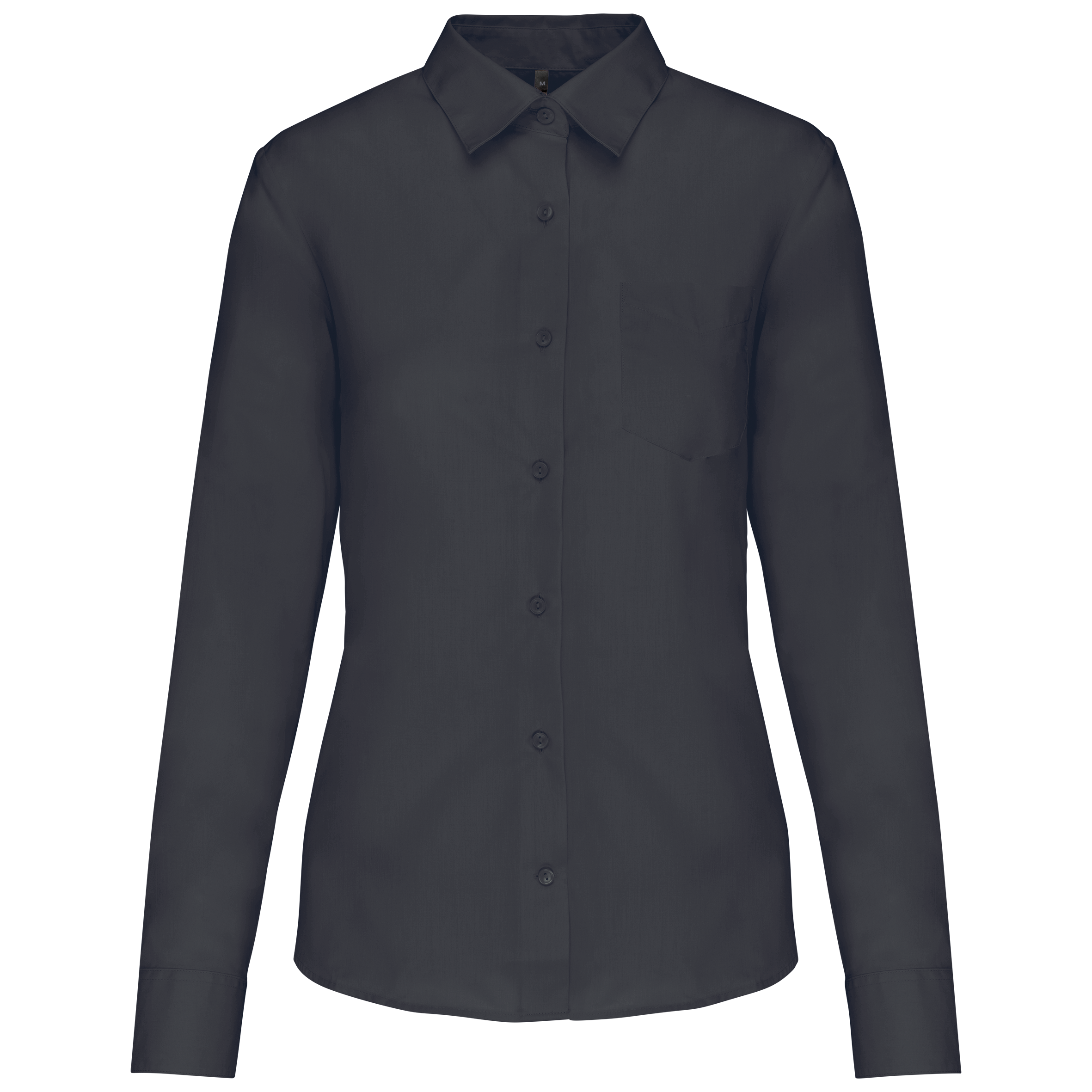 Camisa popeline poliéster / algodão de tratamento fácil de senhora - Zinco