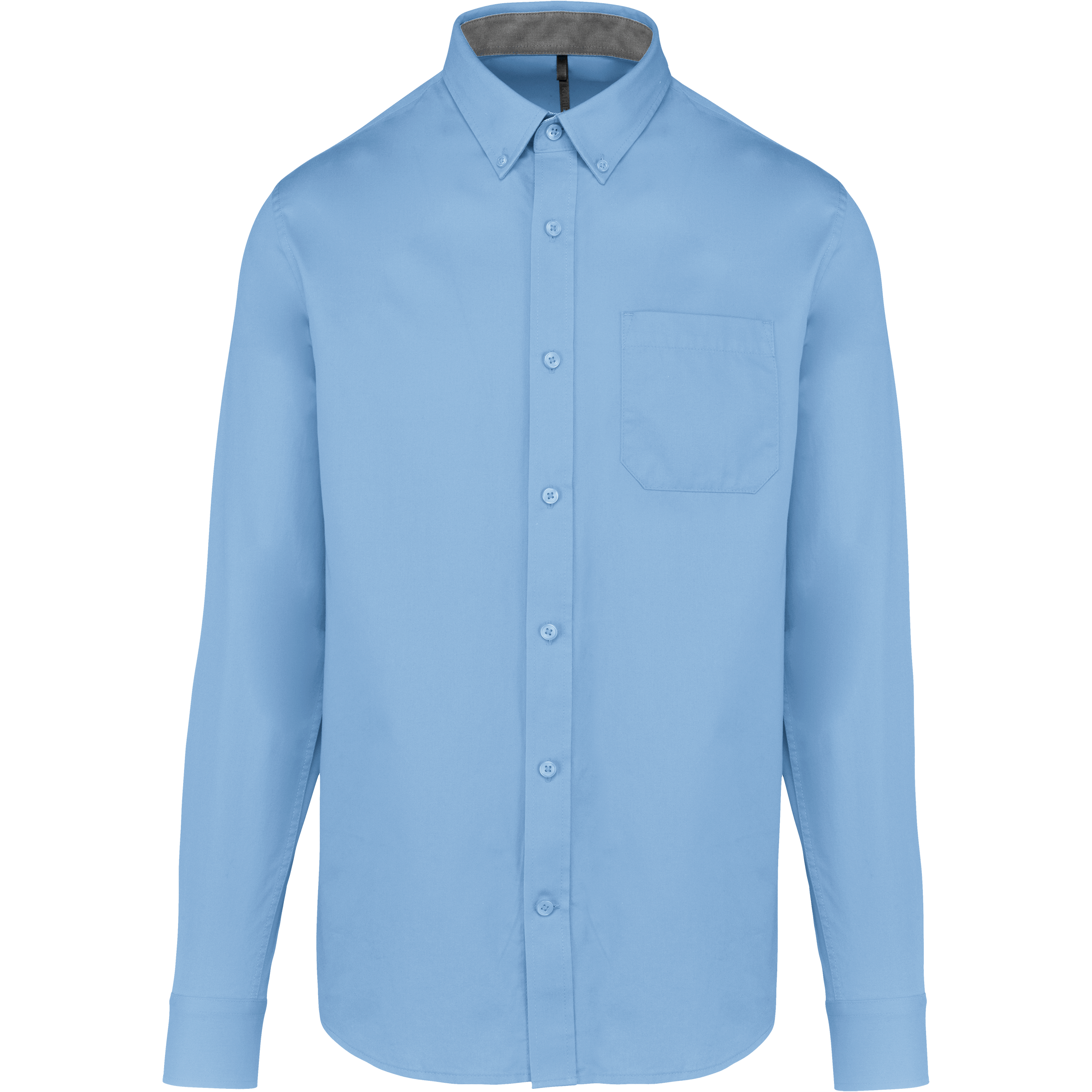 Camisa Nevada de homem de manga comprida - Azul céu