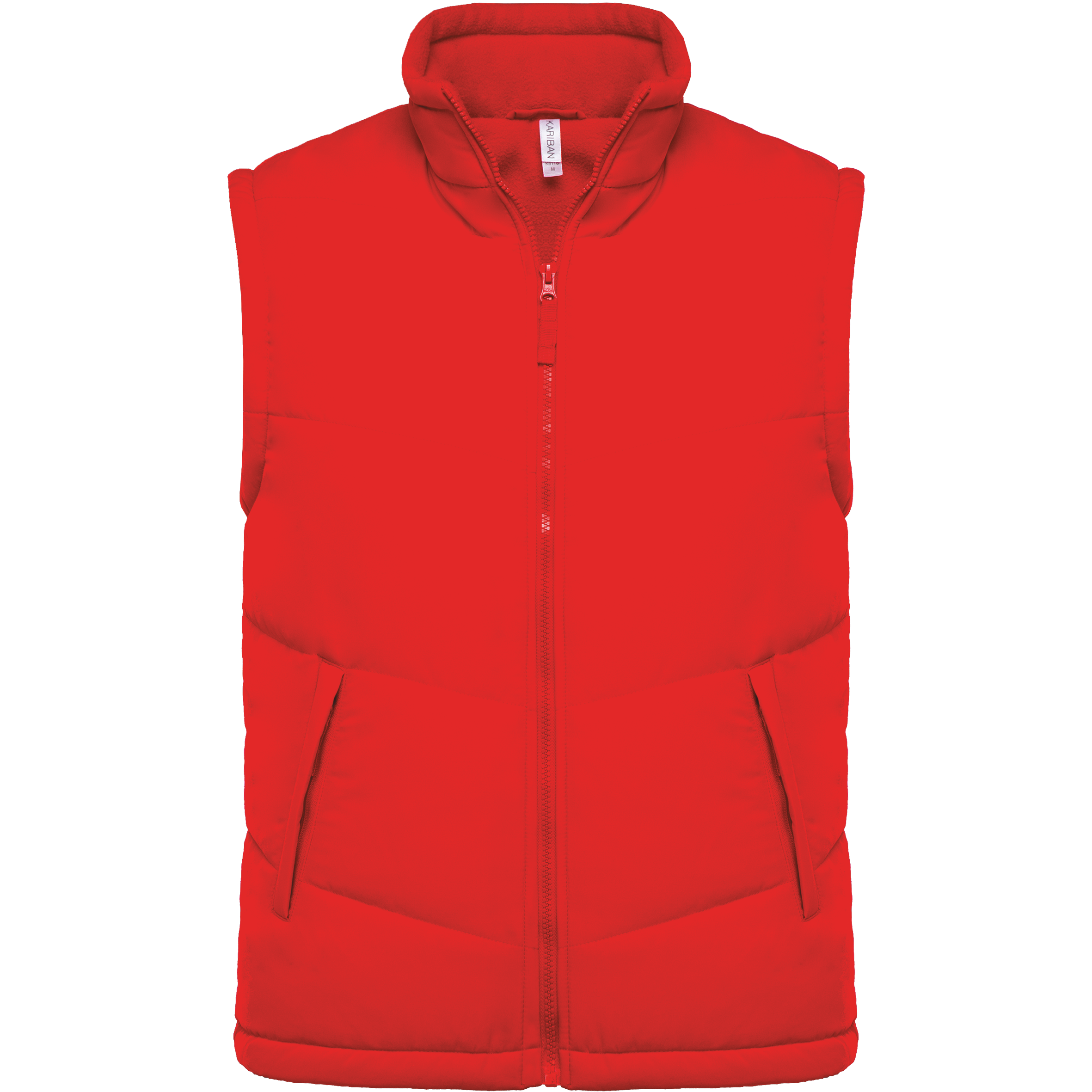 Colete com forro polar - Vermelho