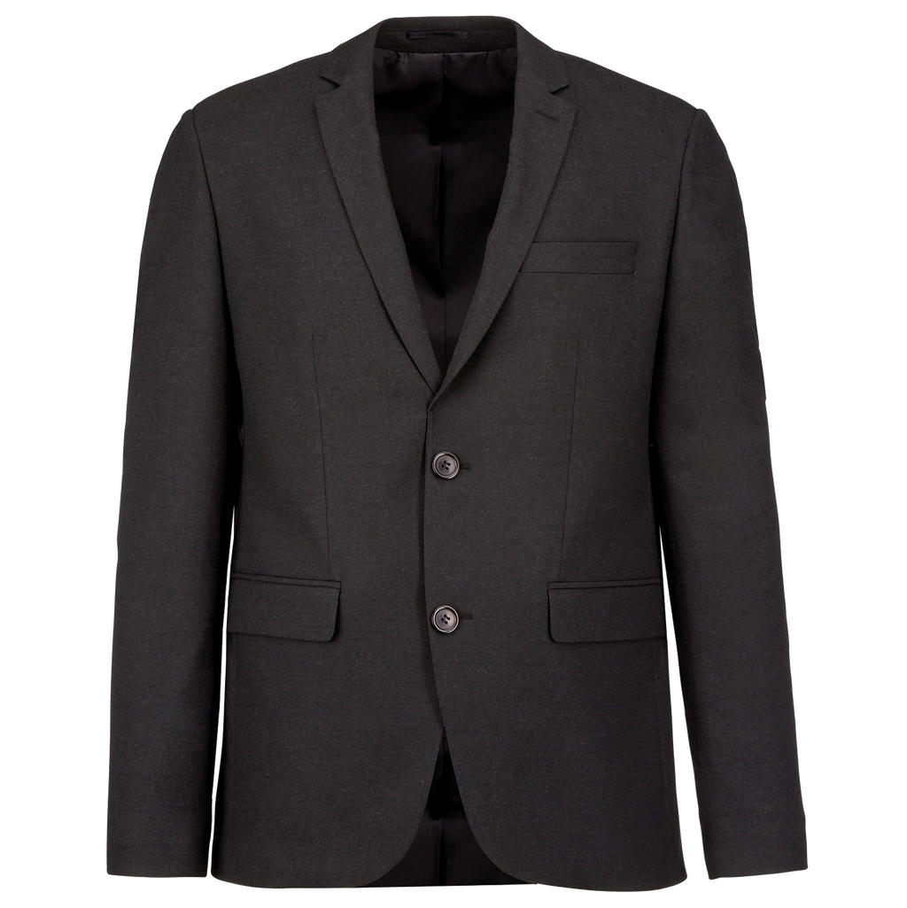 Blazer de Homem em Viscose e Poliéster - Antracite mesclado