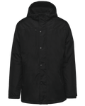 Parka com capuz amovível