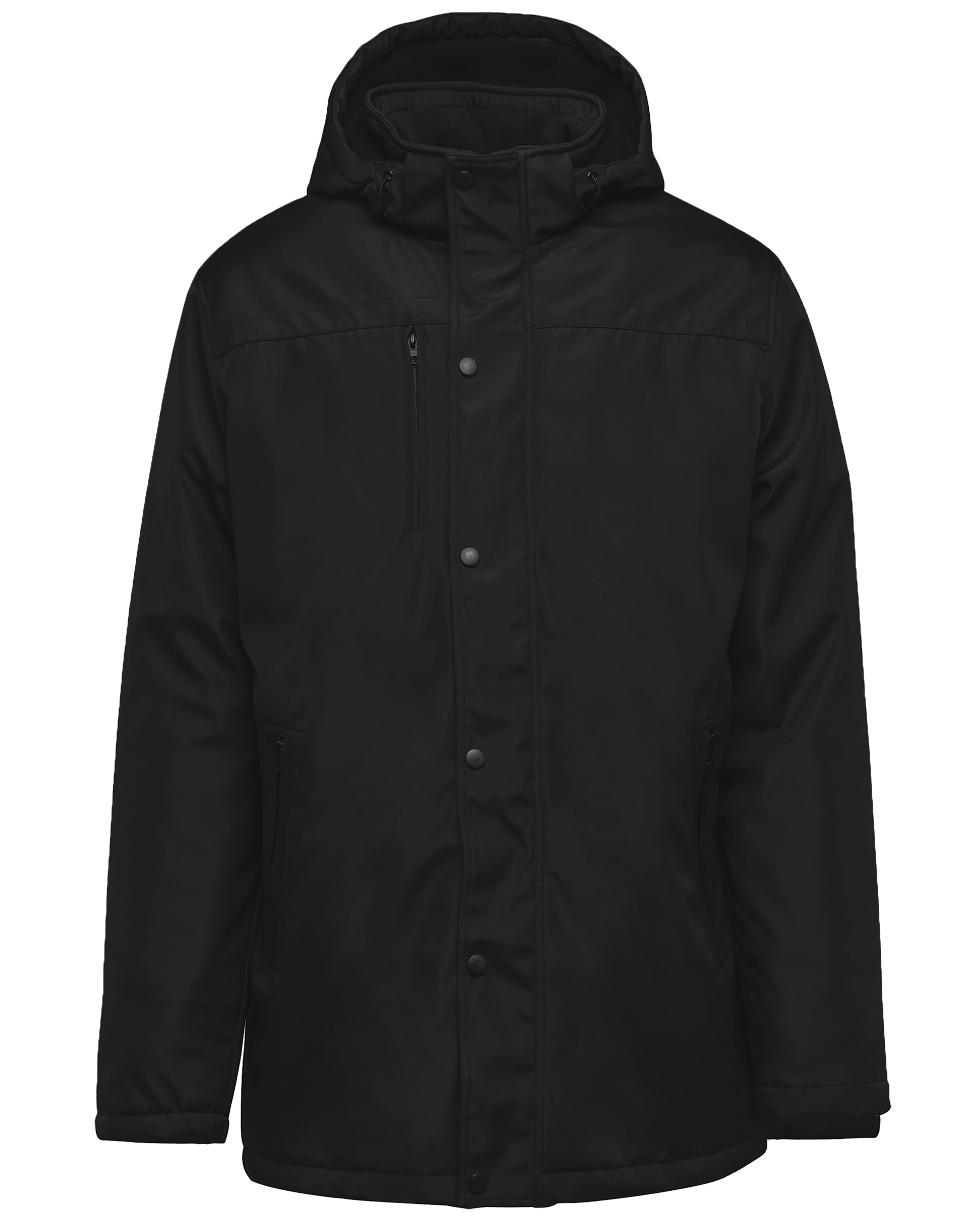 Parka com capuz amovível