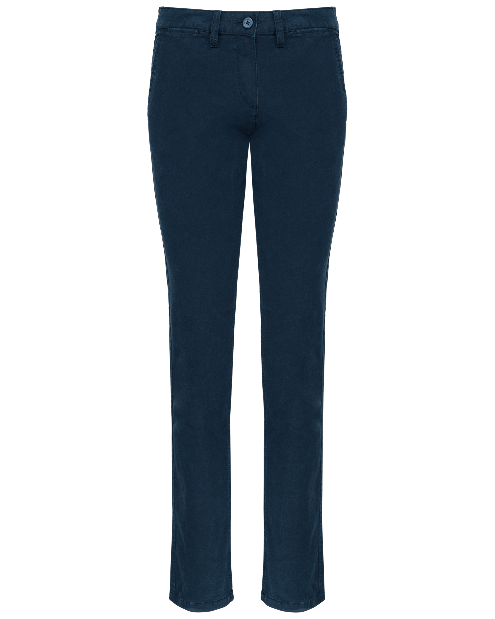 Calças chino de senhora - Azul marinho escuro