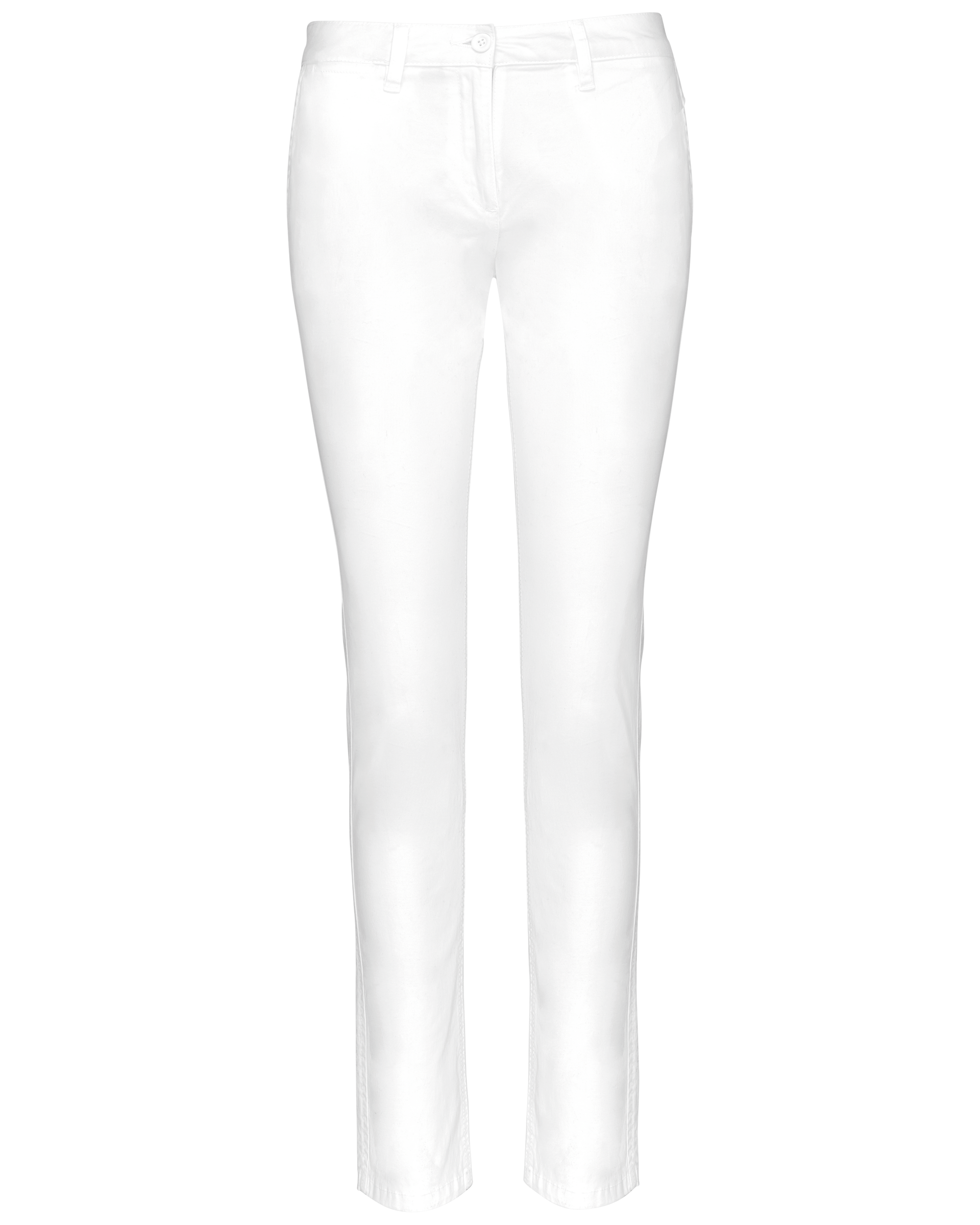 Calças chino de senhora - Branco