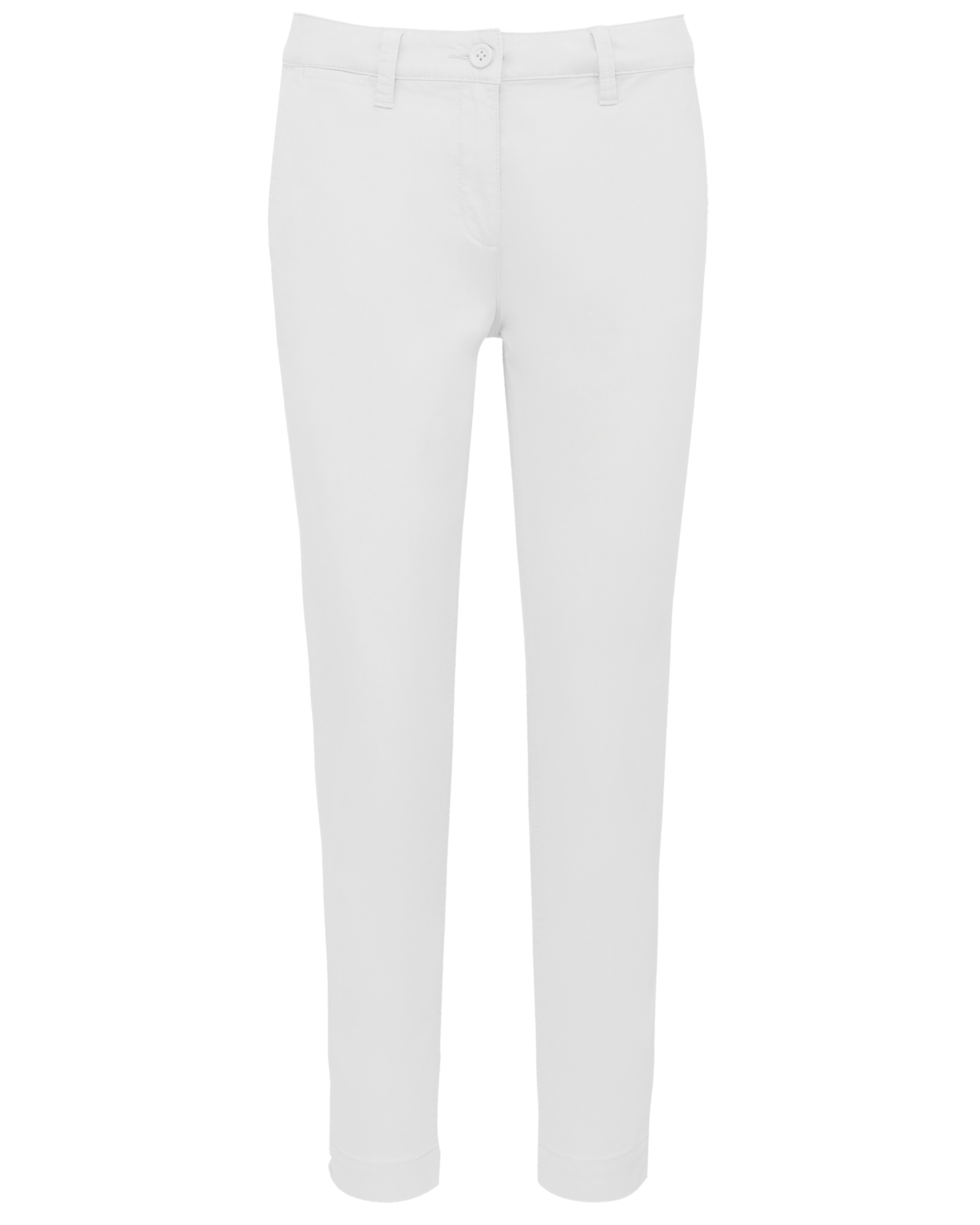 Calças de senhora curtas - Branco