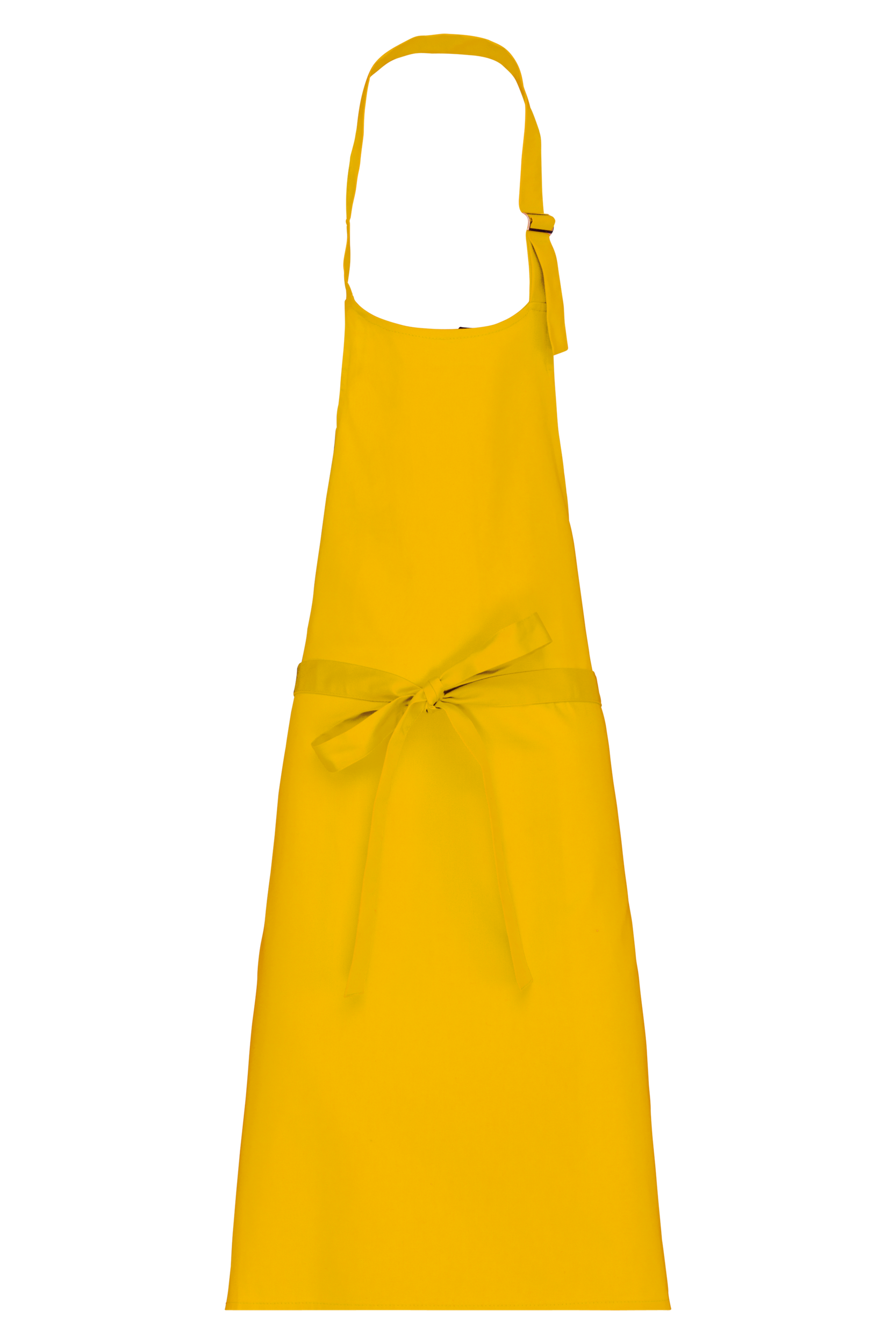 Avental poliéster/algodão sem bolso - Amarelo