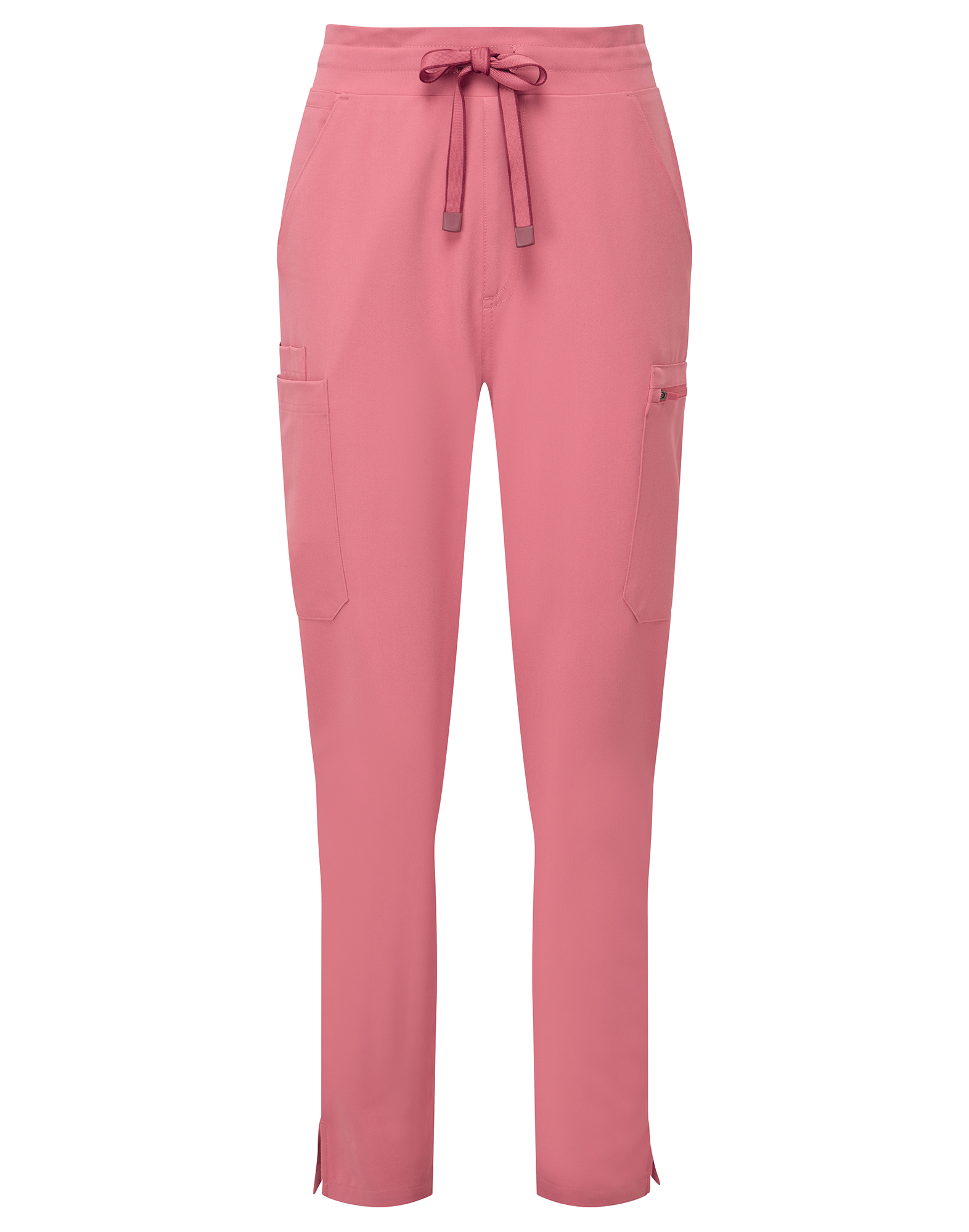 Calças cargo stretch de senhora - Rosa suave
