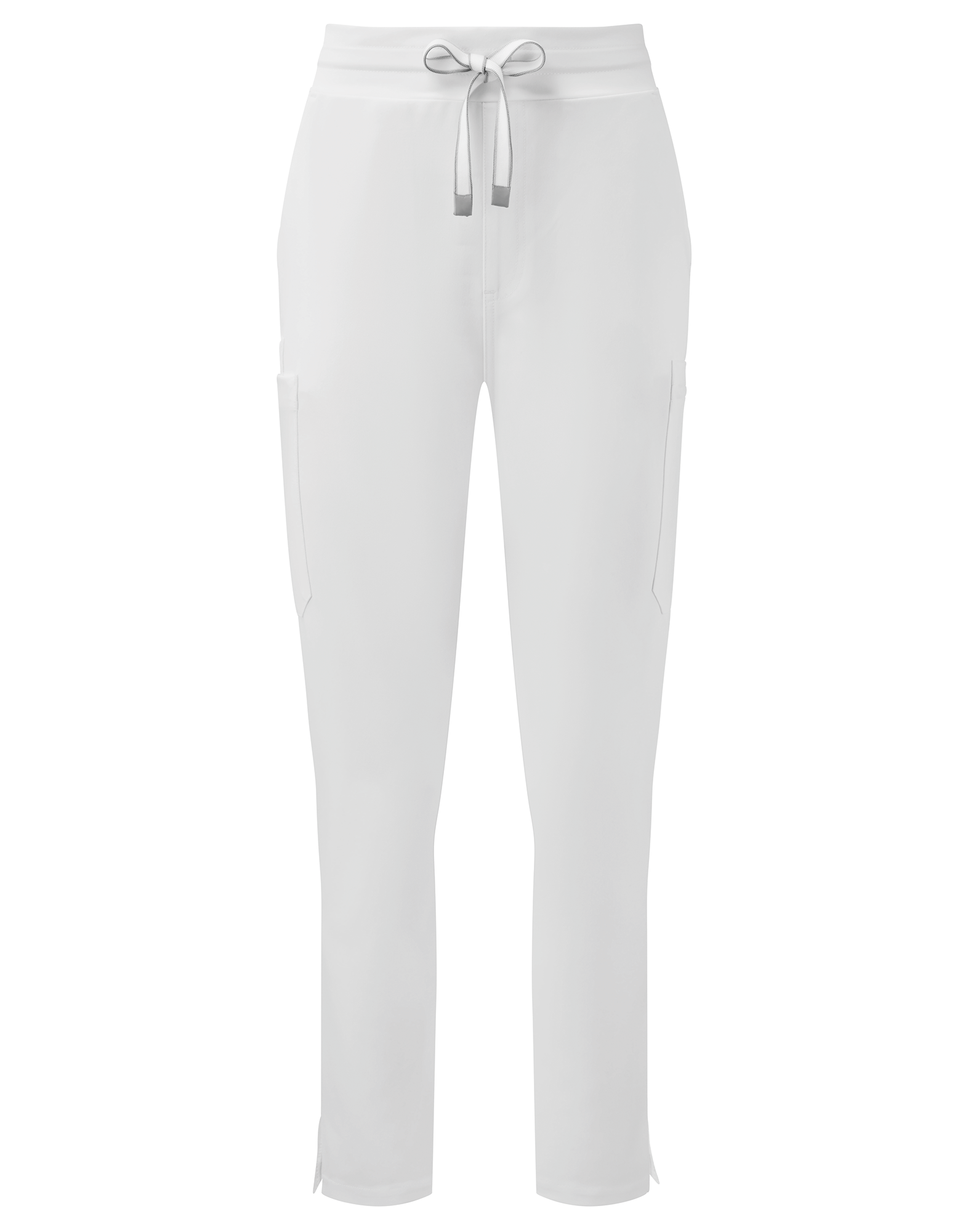 Calças cargo stretch de senhora - Branco