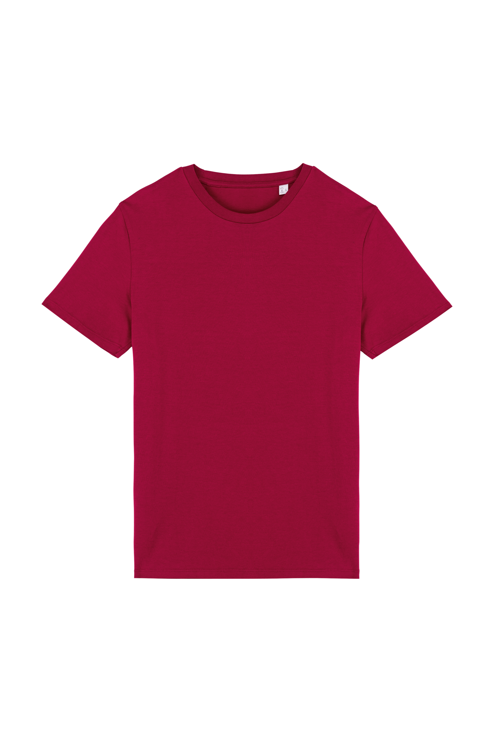T-shirt Sustentável Unissexo em Algodão Biológico Ringspun - Vermelho hibisco