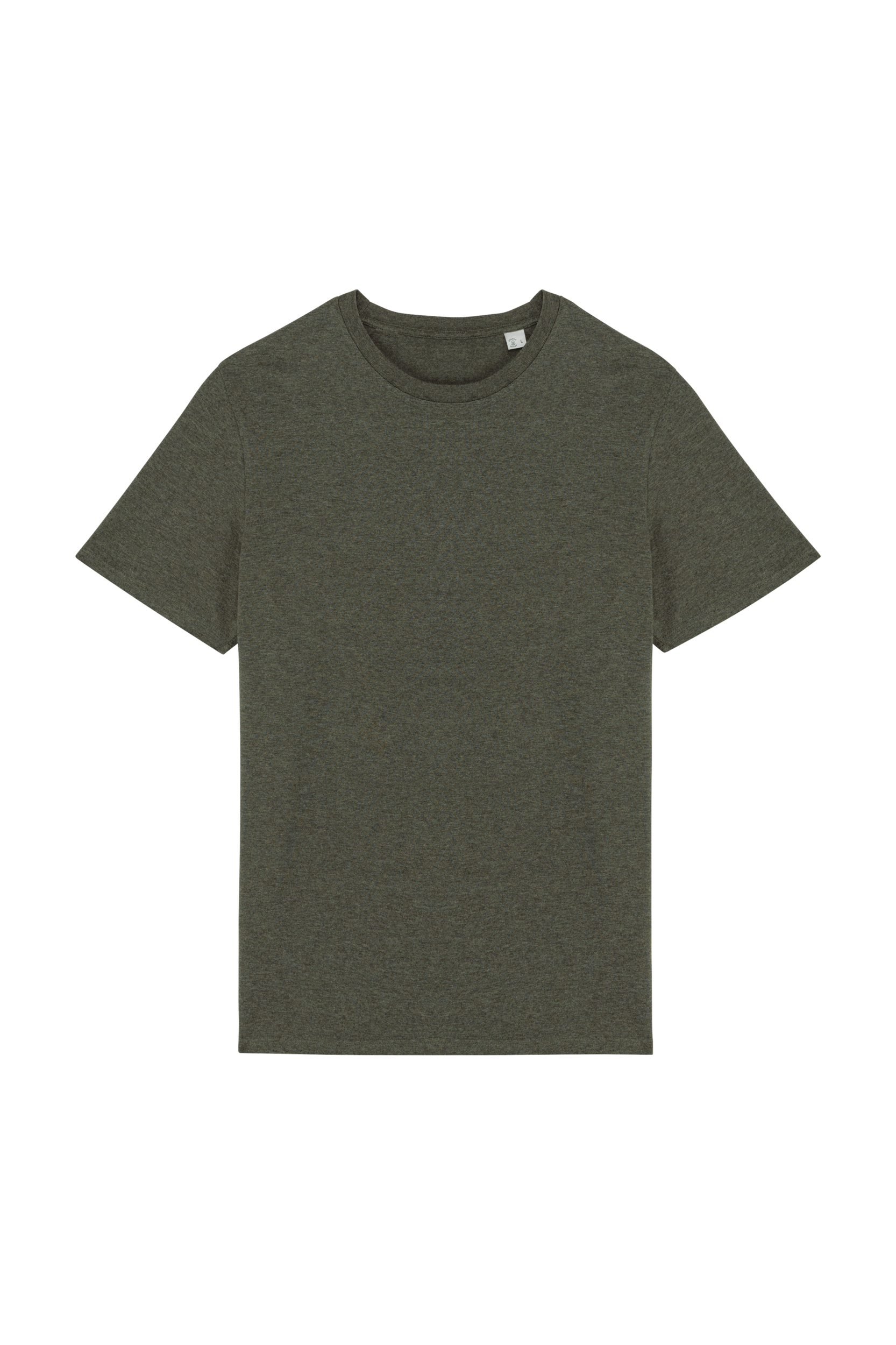 T-shirt Sustentável Unissexo em Algodão Biológico Ringspun - Caqui orgânico mesclado