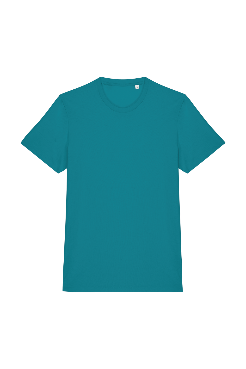 T-shirt Sustentável Unissexo em Algodão Biológico Ringspun - Azul adriático