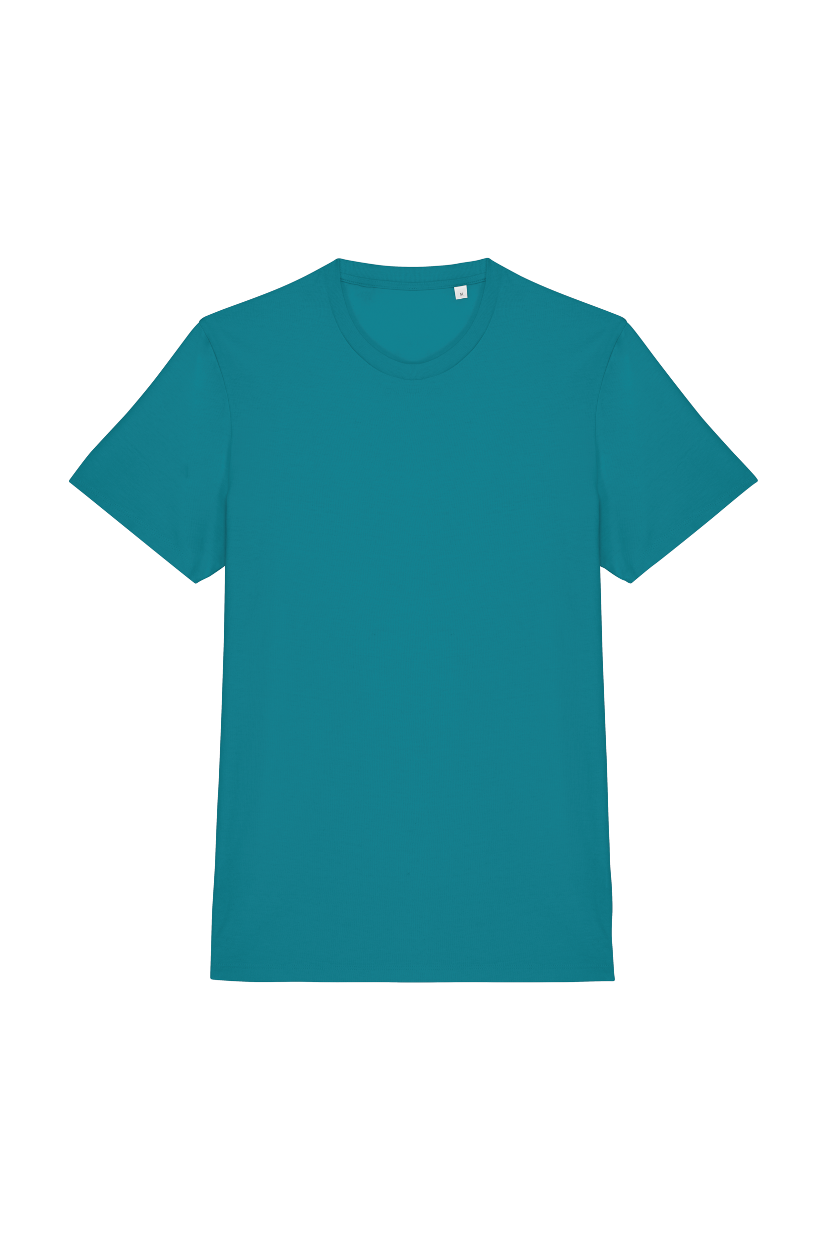 T-shirt Sustentável Unissexo em Algodão Biológico Ringspun - Azul adriático