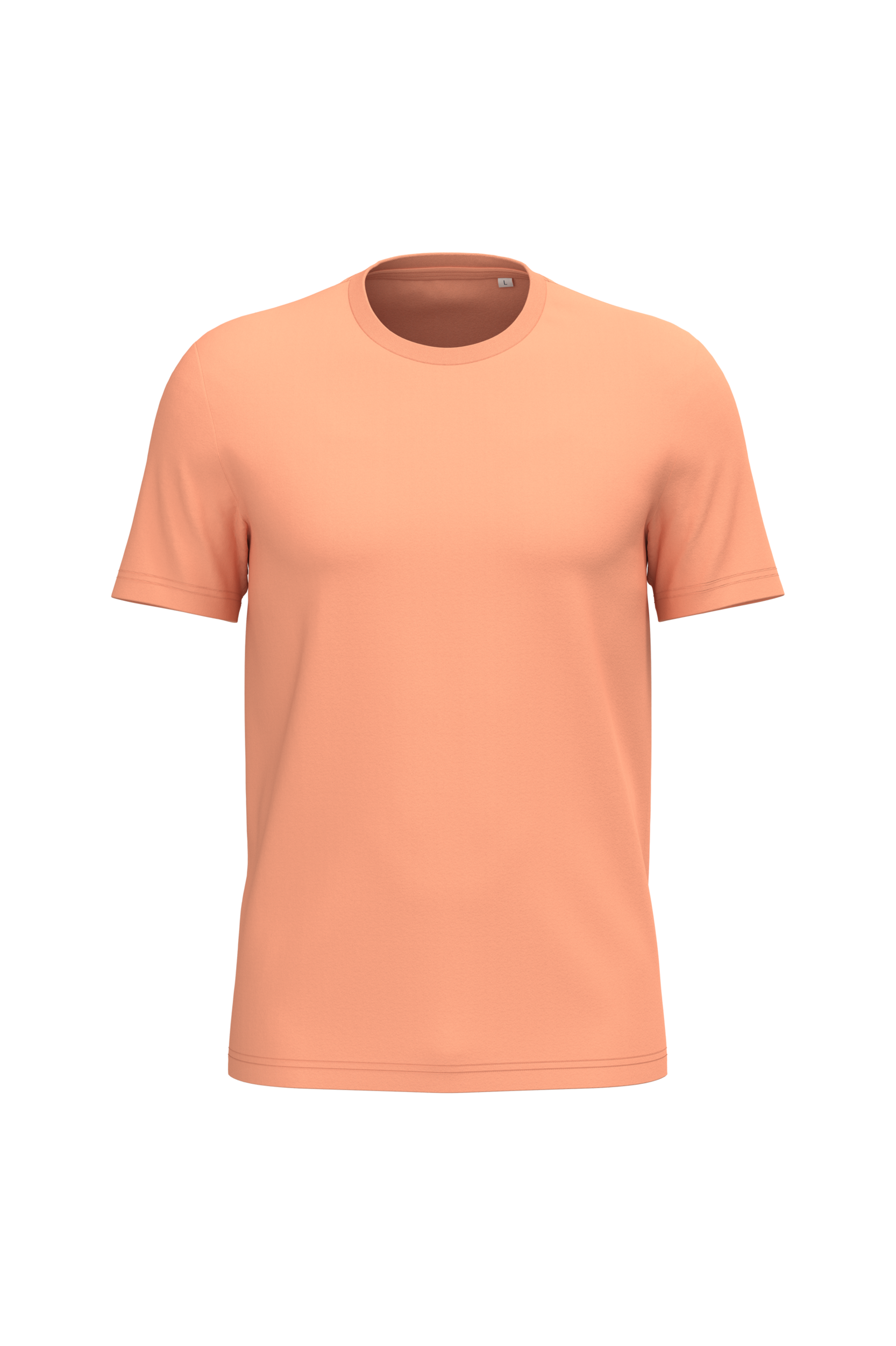 T-shirt Sustentável Unissexo em Algodão Biológico Ringspun - Damasco