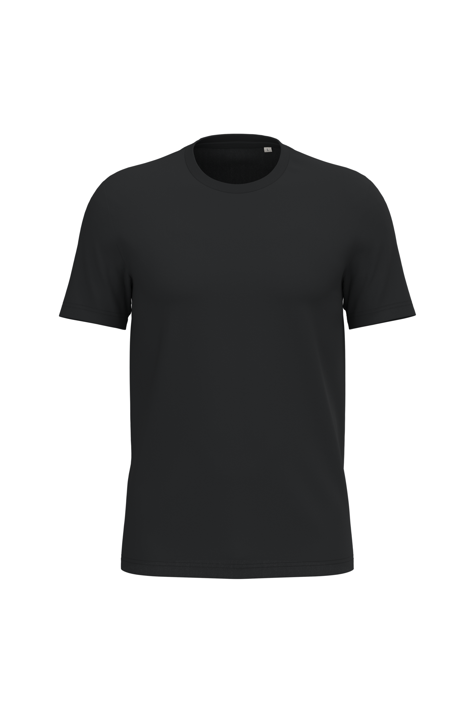 T-shirt Sustentável Unissexo em Algodão Biológico Ringspun - Preto