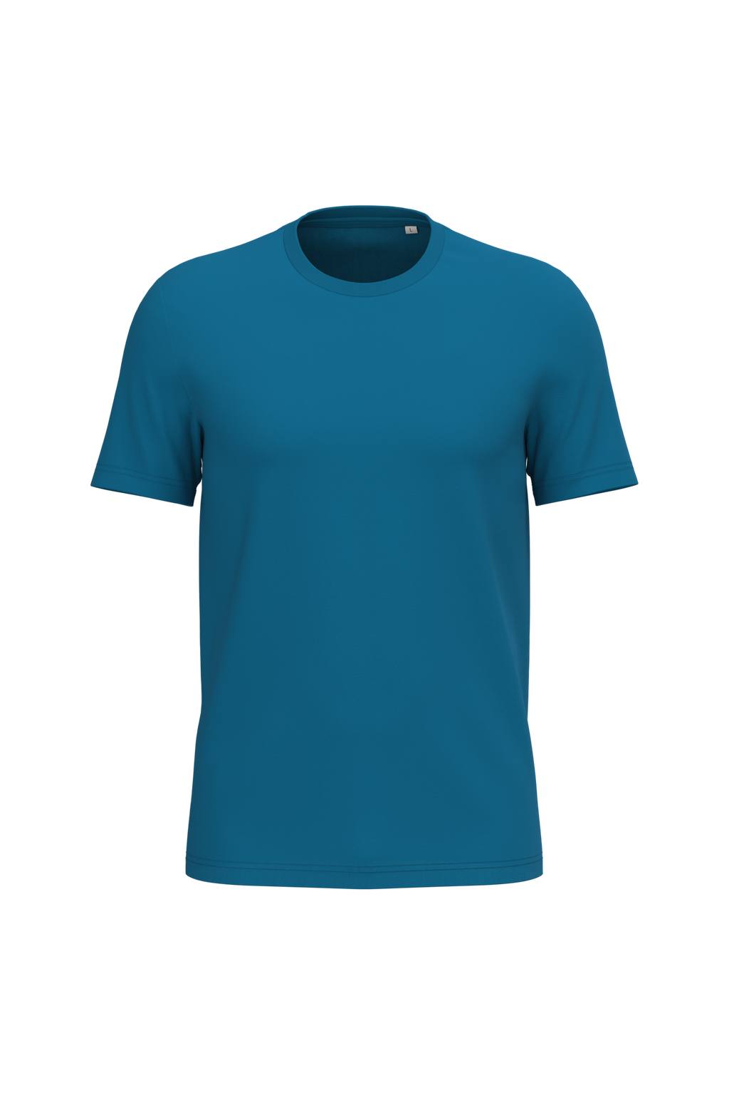 T-shirt Sustentável Unissexo em Algodão Biológico Ringspun - Azul safira