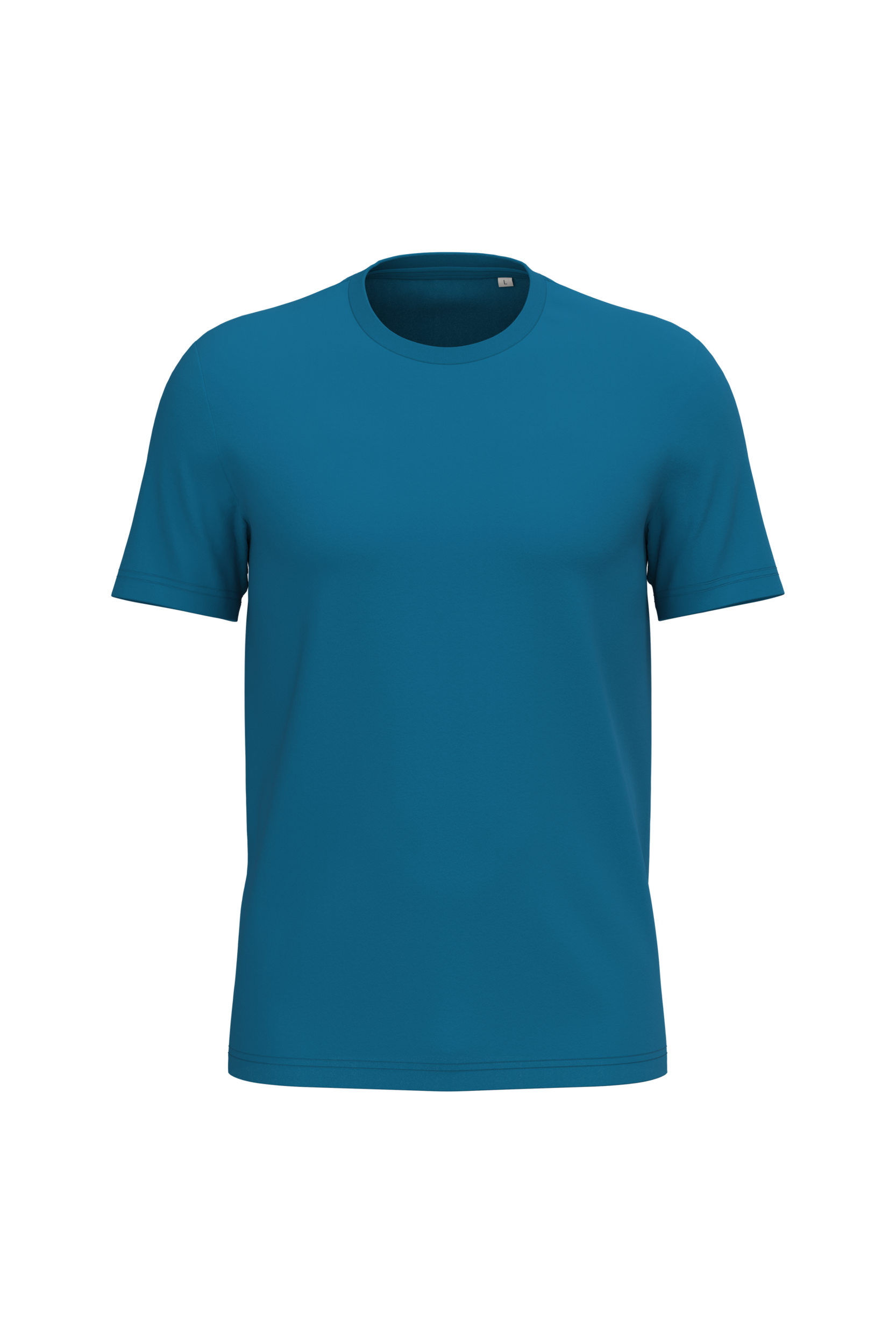 T-shirt Sustentável Unissexo em Algodão Biológico Ringspun - Azul safira