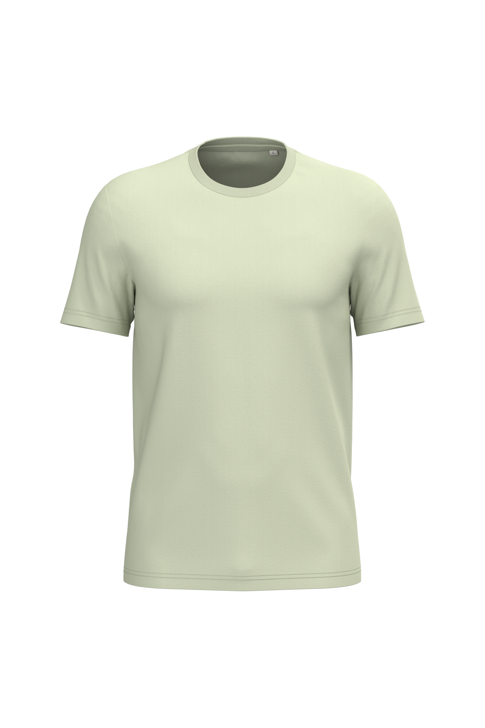 T-shirt Sustentável Unissexo em Algodão Biológico Ringspun - Verde celadon