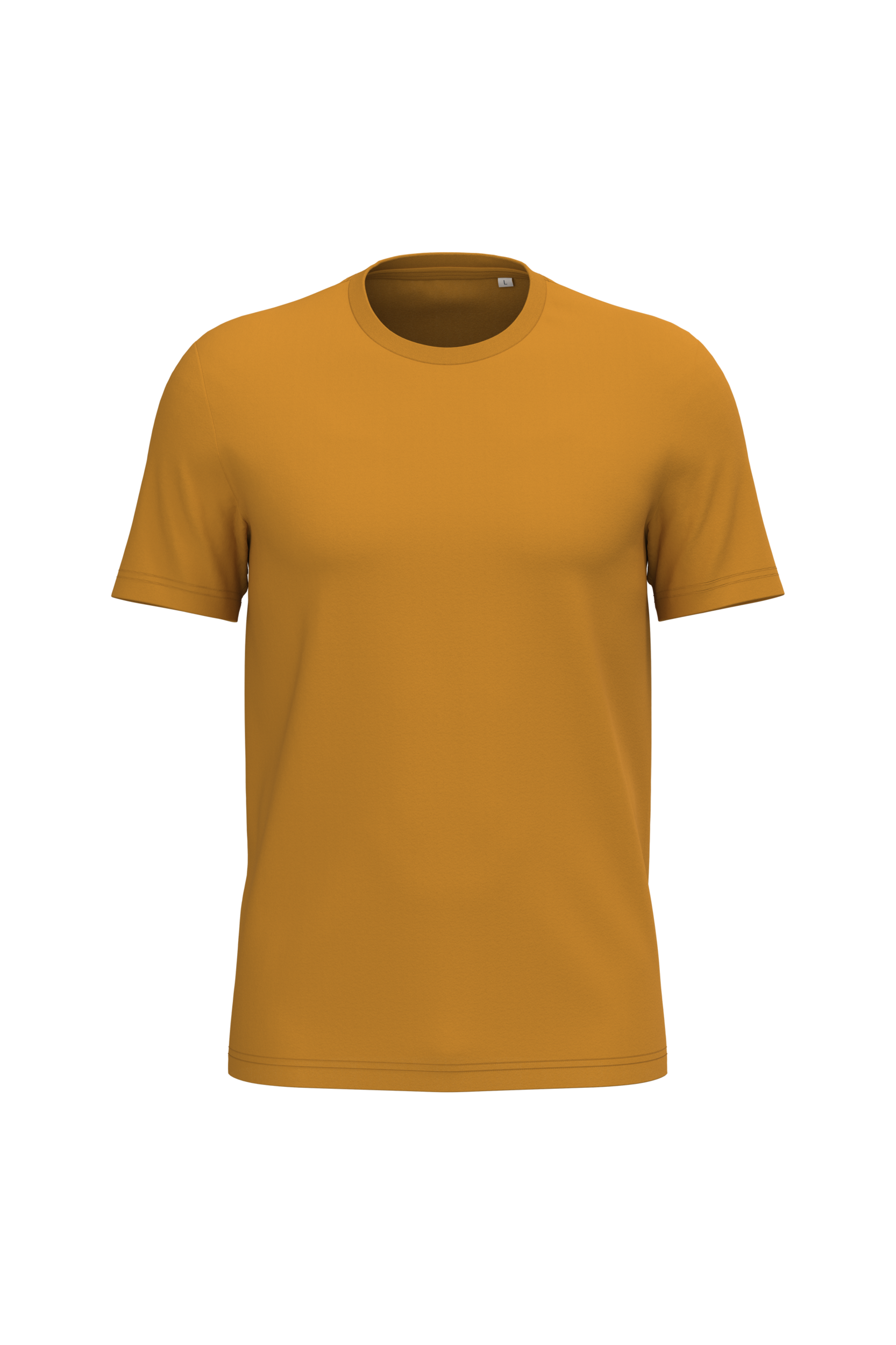 T-shirt Sustentável Unissexo em Algodão Biológico Ringspun - Cúrcuma