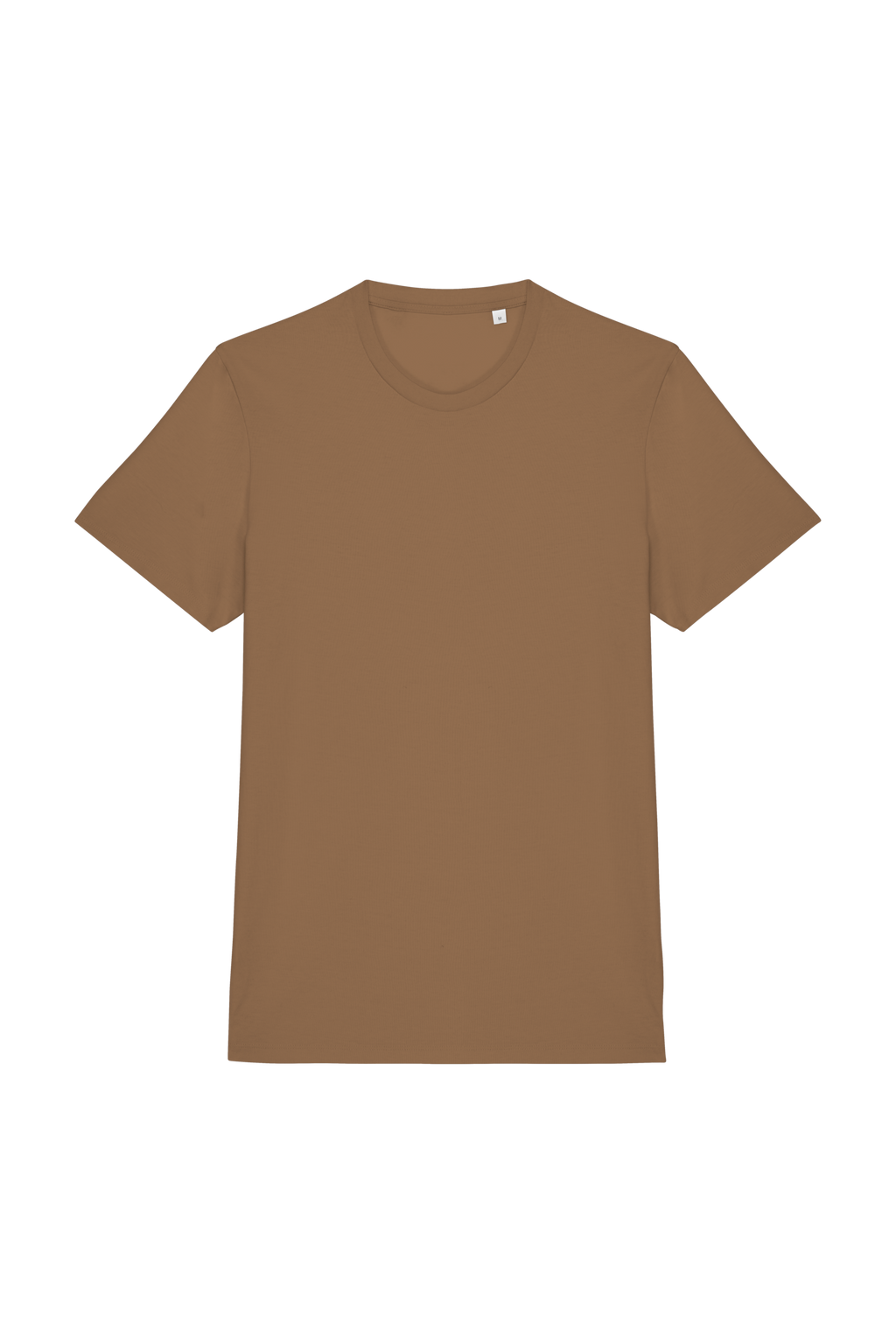T-shirt Sustentável Unissexo em Algodão Biológico Ringspun - Camel escuro